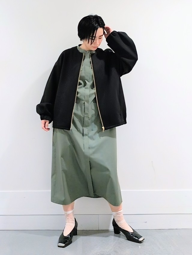 ミズタさんの「UNTITLED｜【春アウター/ゆったり】ダンボールジップブルゾン」を使ったコーディネート