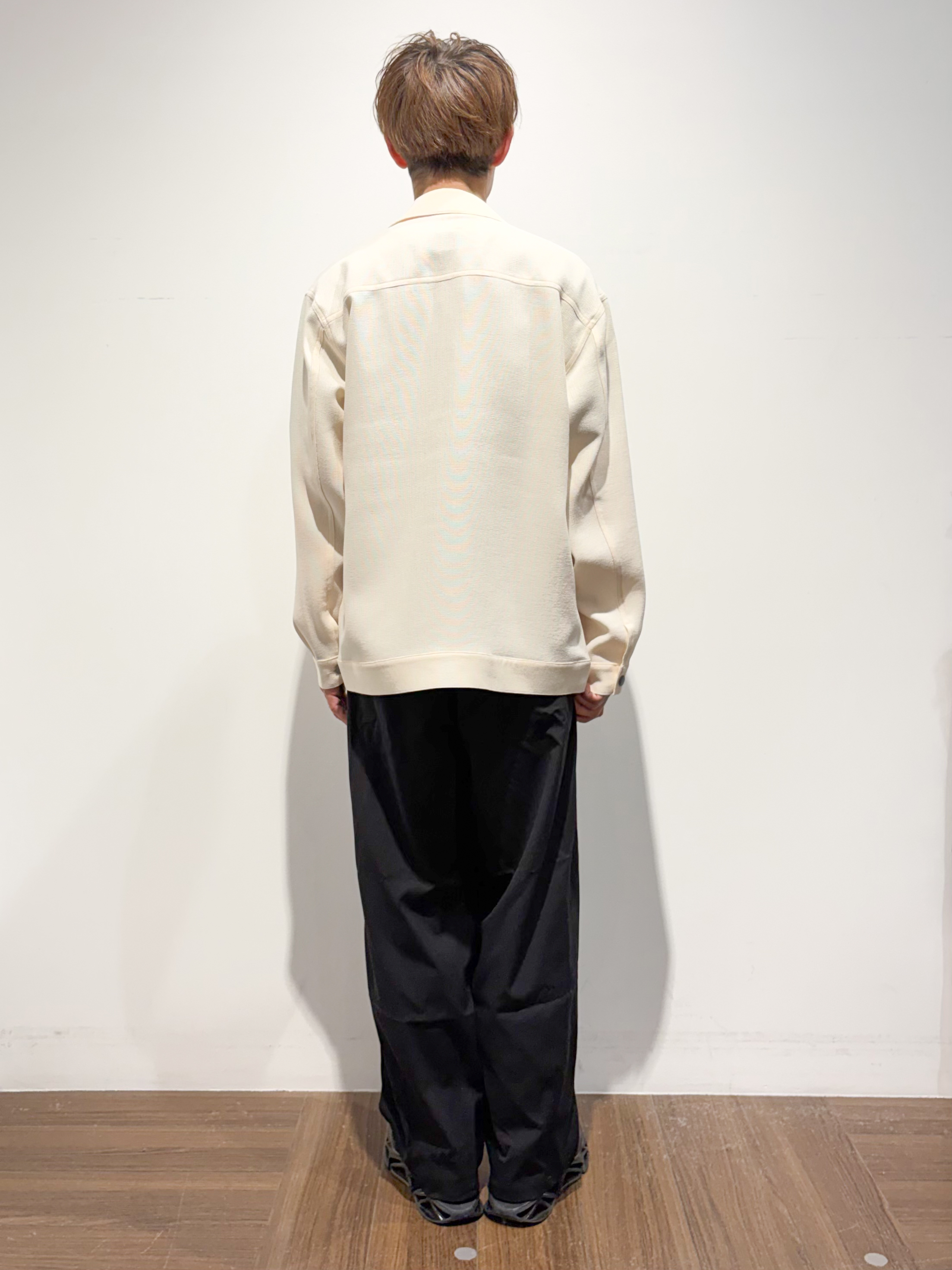 つーじーさんの「THE SHOP TK｜パナマメッシュ シャツブルゾン 洗濯機OK／セットアップ可」を使ったコーディネート