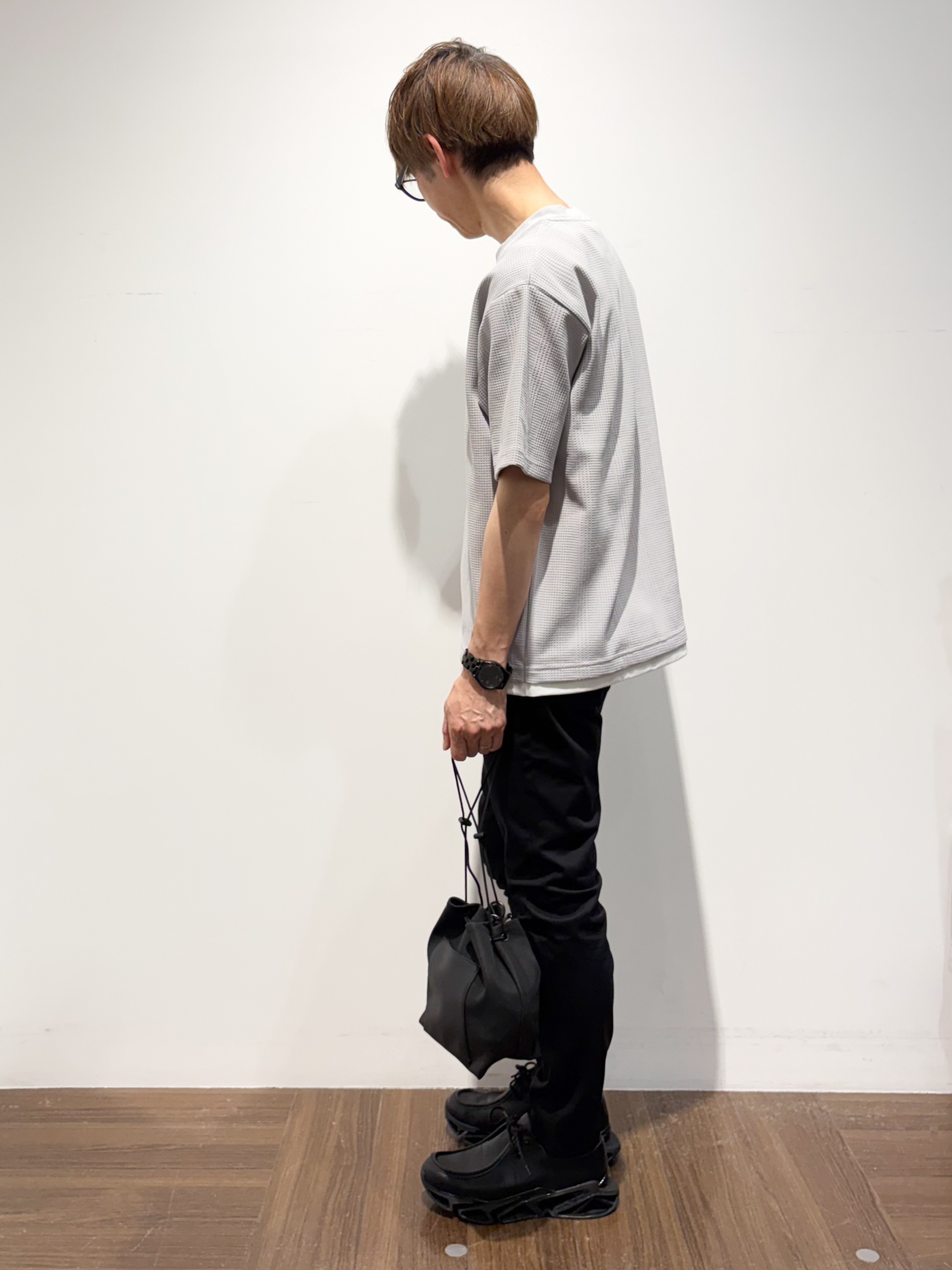 つーじーさんの「THE SHOP TK｜【ラクして決まる！】レイヤード風半袖Tシャツ　洗濯機OK」を使ったコーディネート