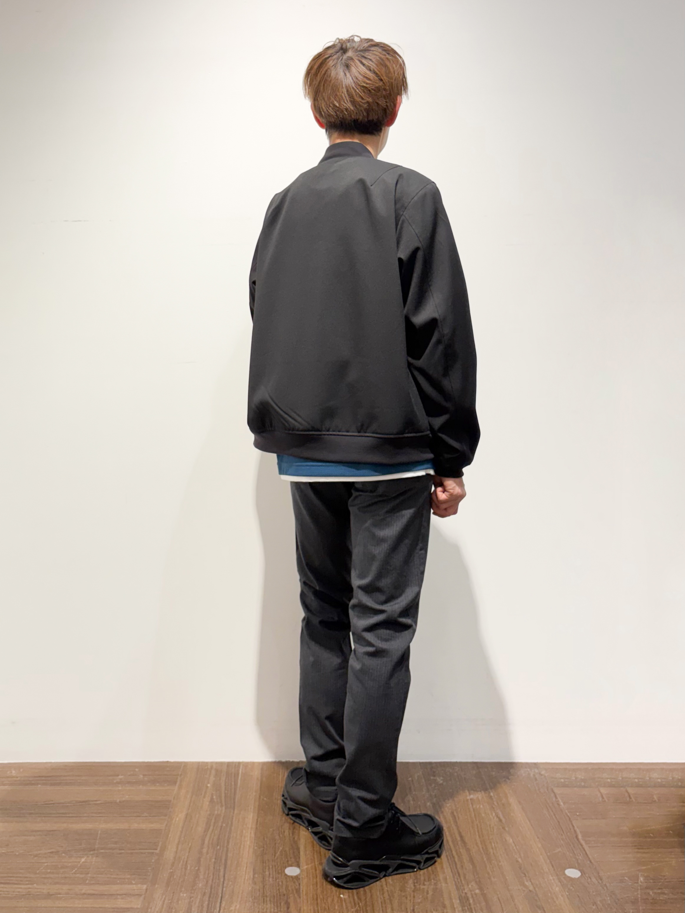 つーじーさんの「THE SHOP TK｜FLEX LINE ストレッチリブブルゾン　ストレッチ/防シワ/マシンウォッシャブル/セットアップ可」を使ったコーディネート