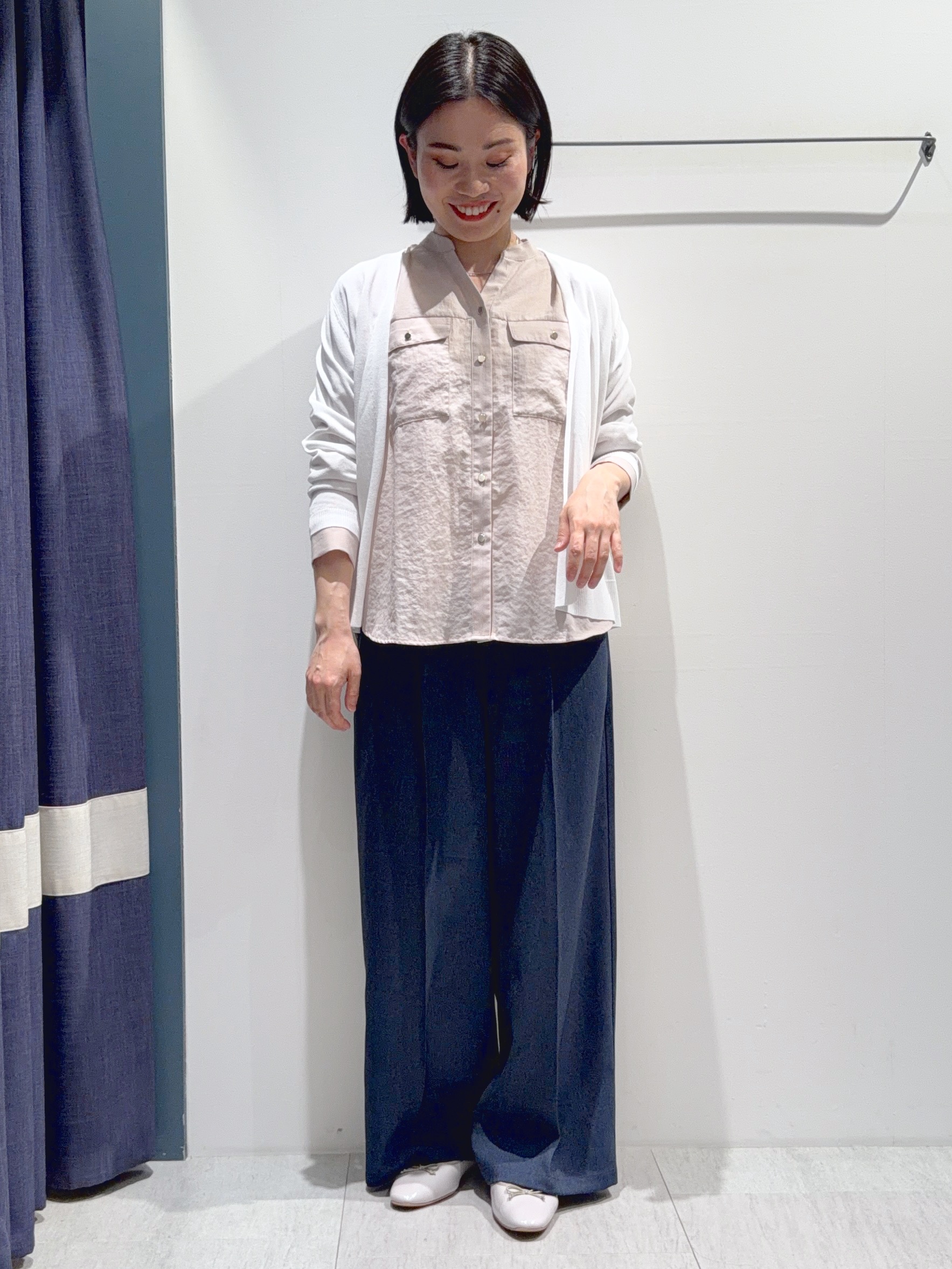 あんりさんの「grove｜高評価！【接触冷感／UVカットetc】ベーシックショートカーディガン」を使ったコーディネート