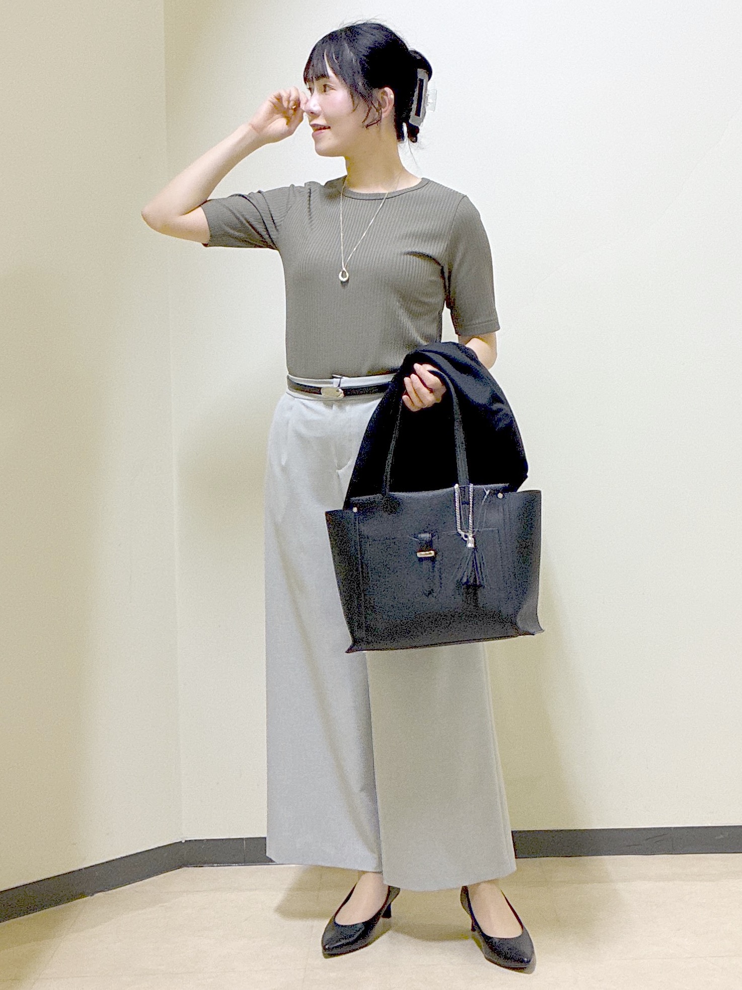  beni_gingerさんの「Reflect｜【SS-4Lサイズ／UVカット／接触冷感】匠ジャケット／ロングテーラード」を使ったコーディネート