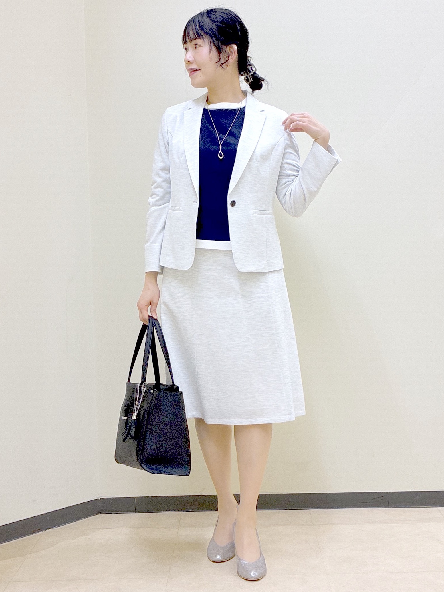  beni_gingerさんの「Reflect｜【SS-4Lサイズ／UVカット／接触冷感】匠ジャケット／ベーシックテーラード」を使ったコーディネート