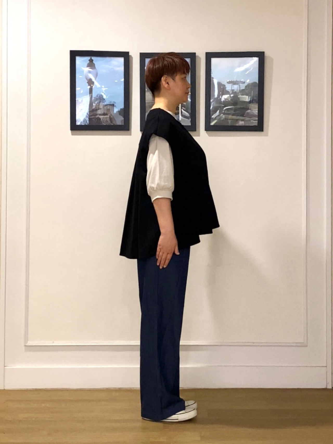 Hiroさんの「Dessin｜【洗える】ポンチジレ」を使ったコーディネート