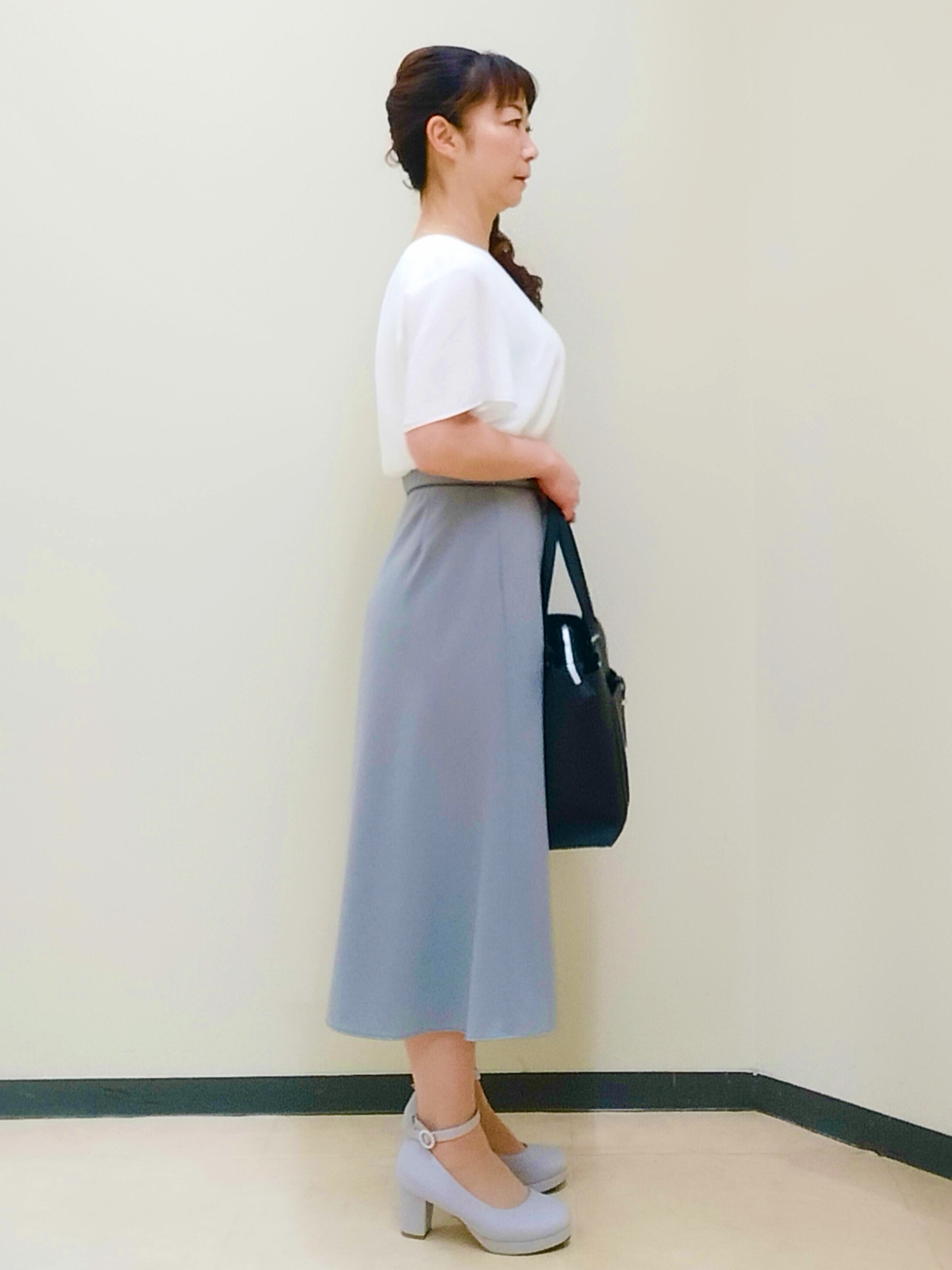 花さんの「Reflect｜【吸水速乾／セットアップ可】ノーカラージャケット」を使ったコーディネート