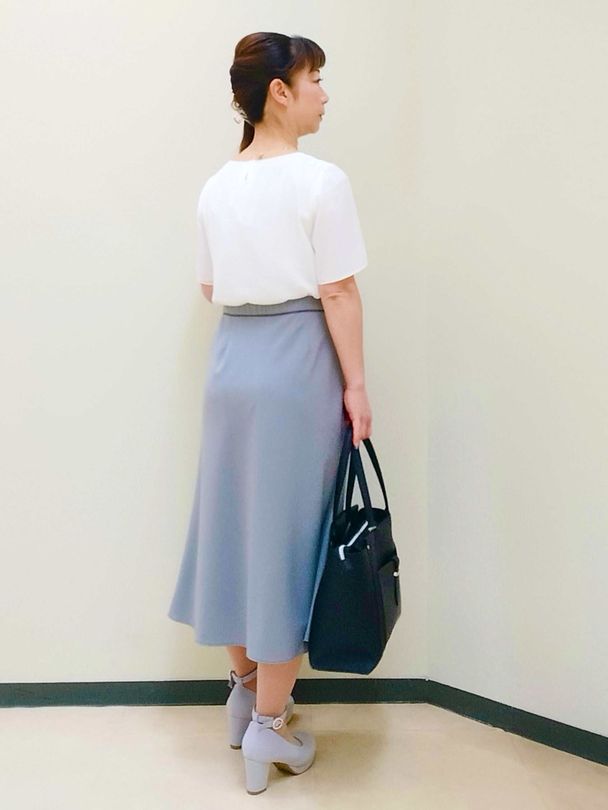花さんの「Reflect｜【吸水速乾／セットアップ可】ノーカラージャケット」を使ったコーディネート