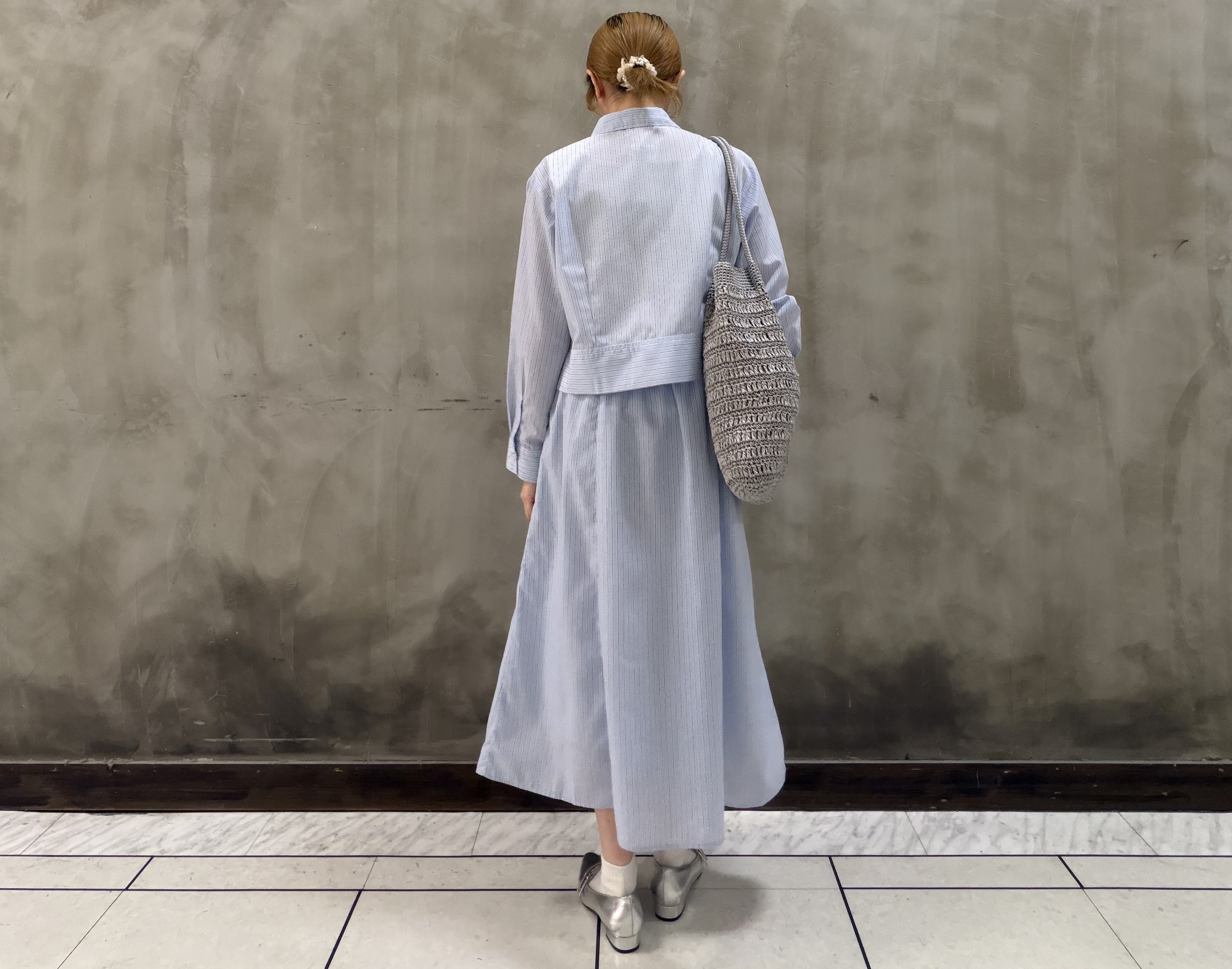 maiさんの「grove｜【貴島明日香さん着用／イージーケア／接触冷感】麻混クロップドシャツ」を使ったコーディネート