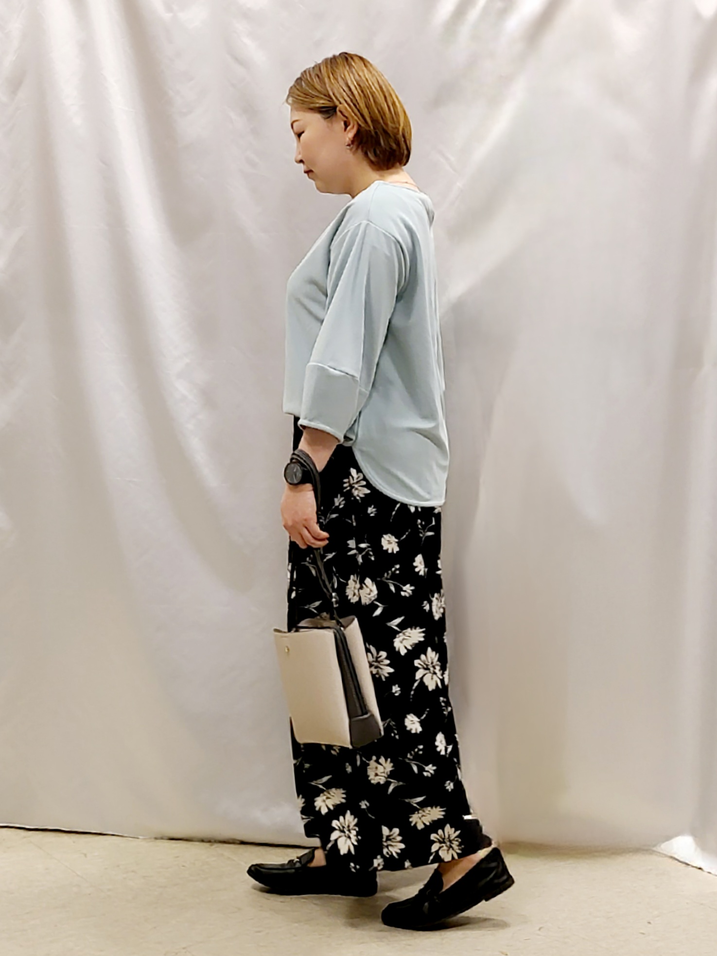 Chiiさんの「SHOO･LA･RUE｜【2点セット/7分袖】ランタンスリーブで女性らしい インせず着られる ネックレス付きブラウス」を使ったコーディネート