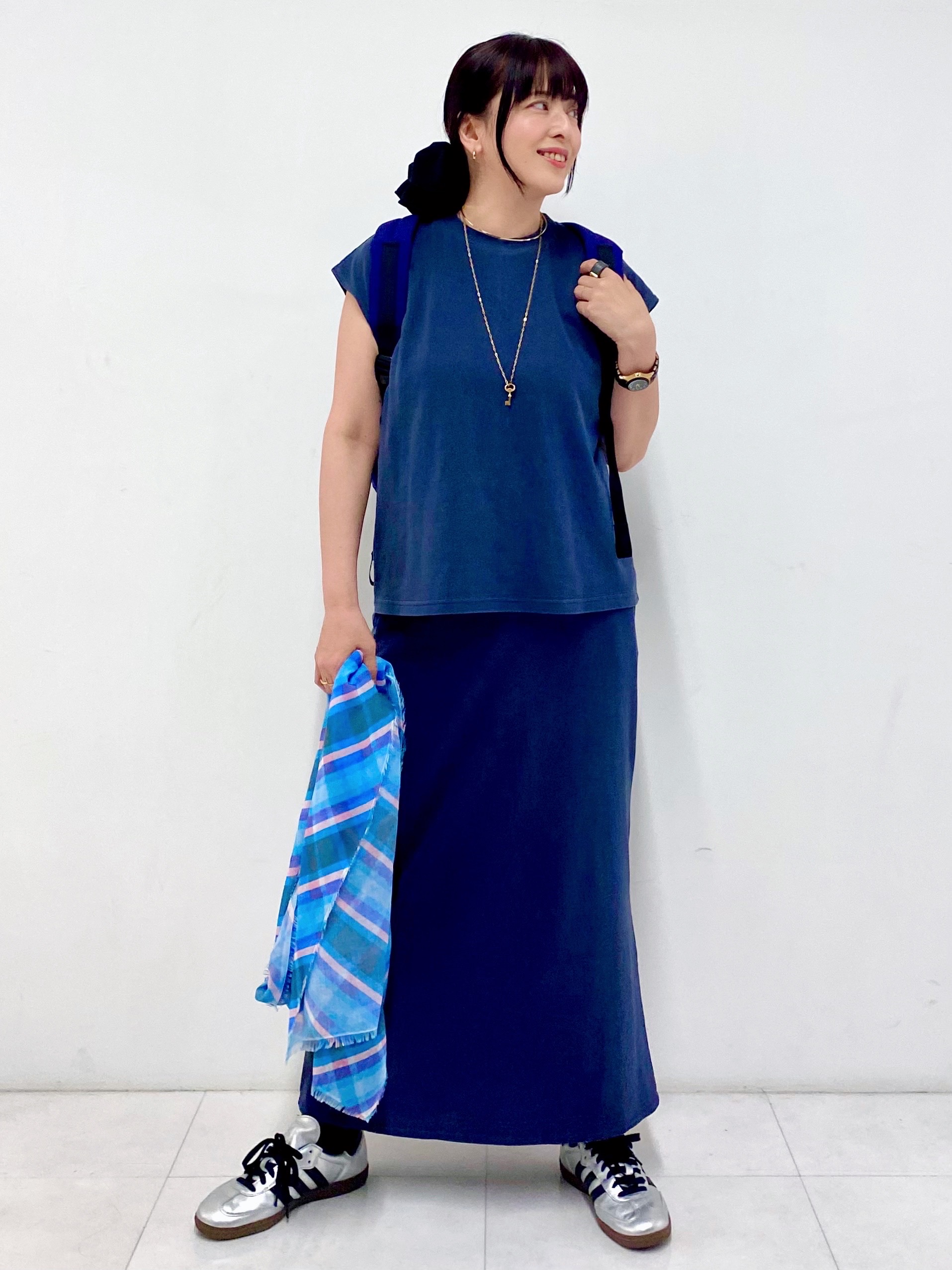 Sawaguchiさんの「DRESSTERIOR｜STAR＆STRIPE（スターアンドストライプ）フレンチスリーブトップス」を使ったコーディネート
