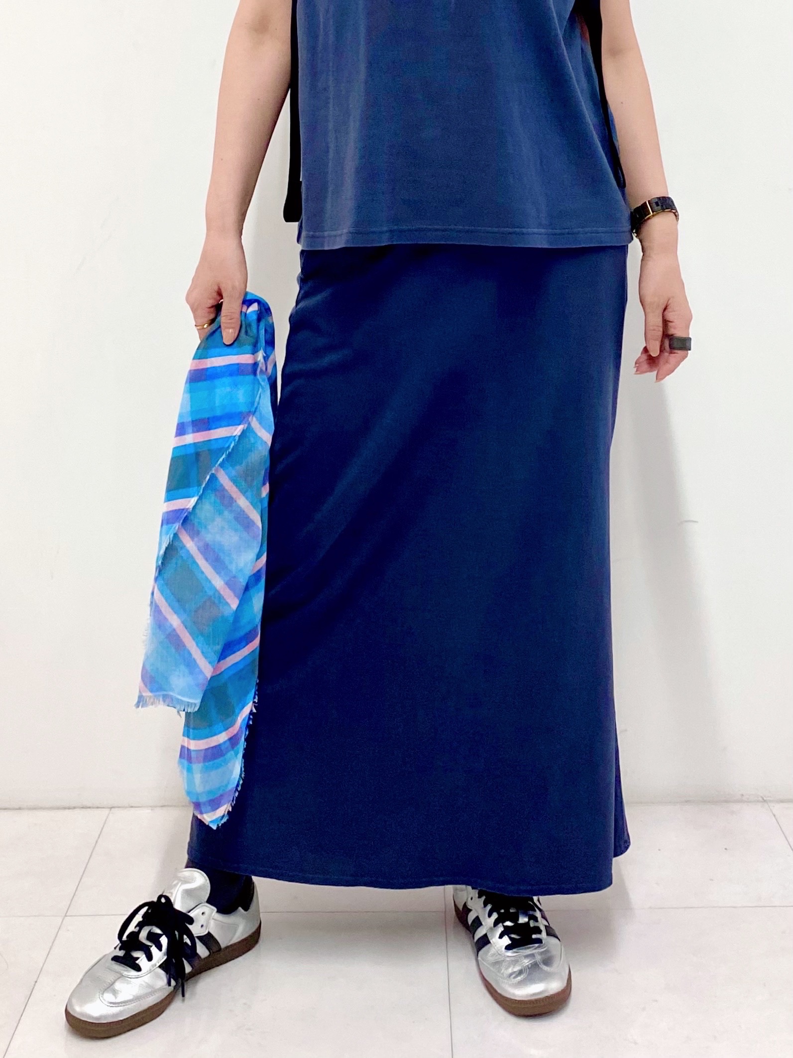 Sawaguchiさんの「DRESSTERIOR｜STAR＆STRIPE（スターアンドストライプ）フレンチスリーブトップス」を使ったコーディネート