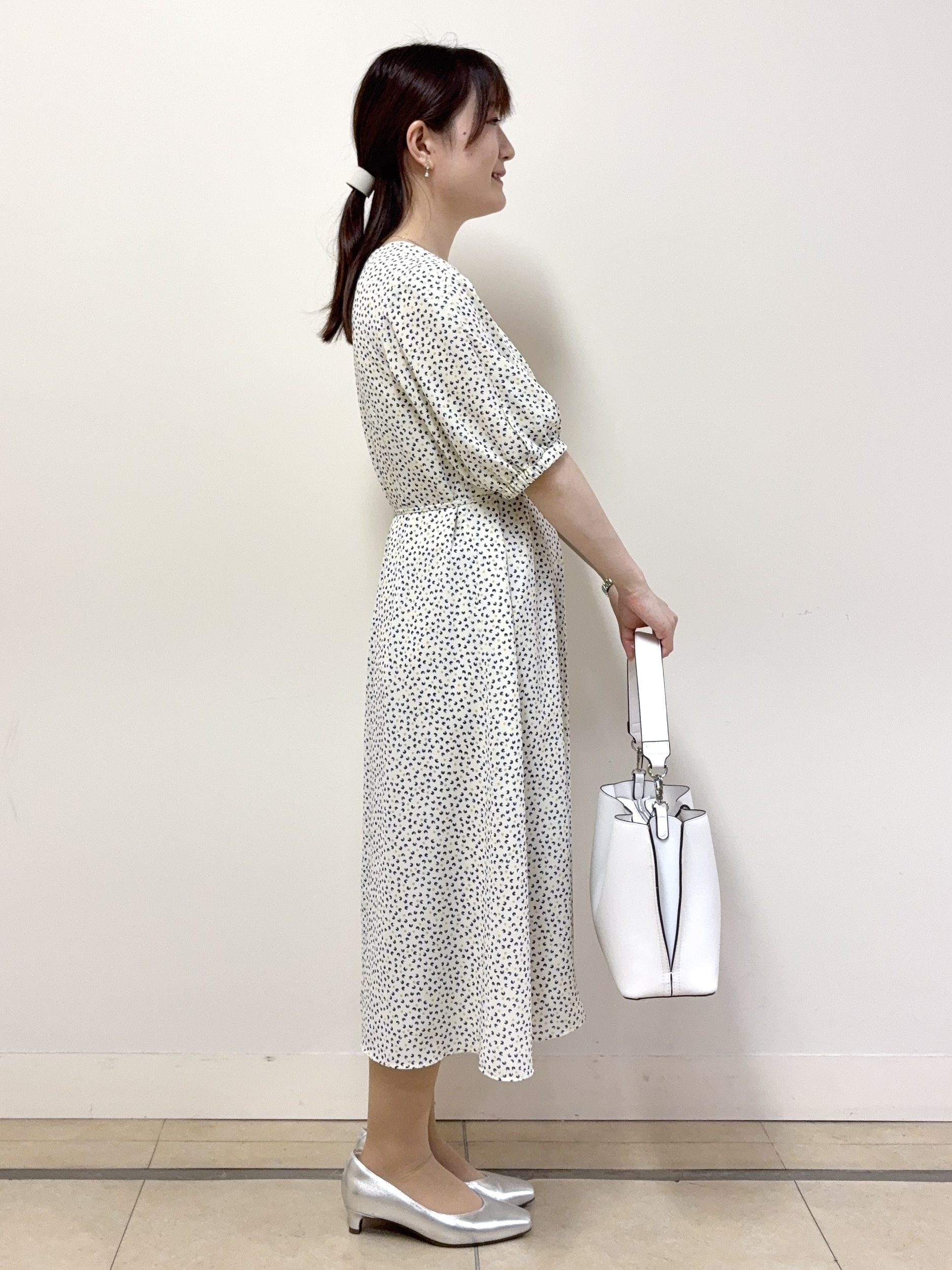 mikiさんの「Reflect｜シフォンスリーブワンピース」を使ったコーディネート