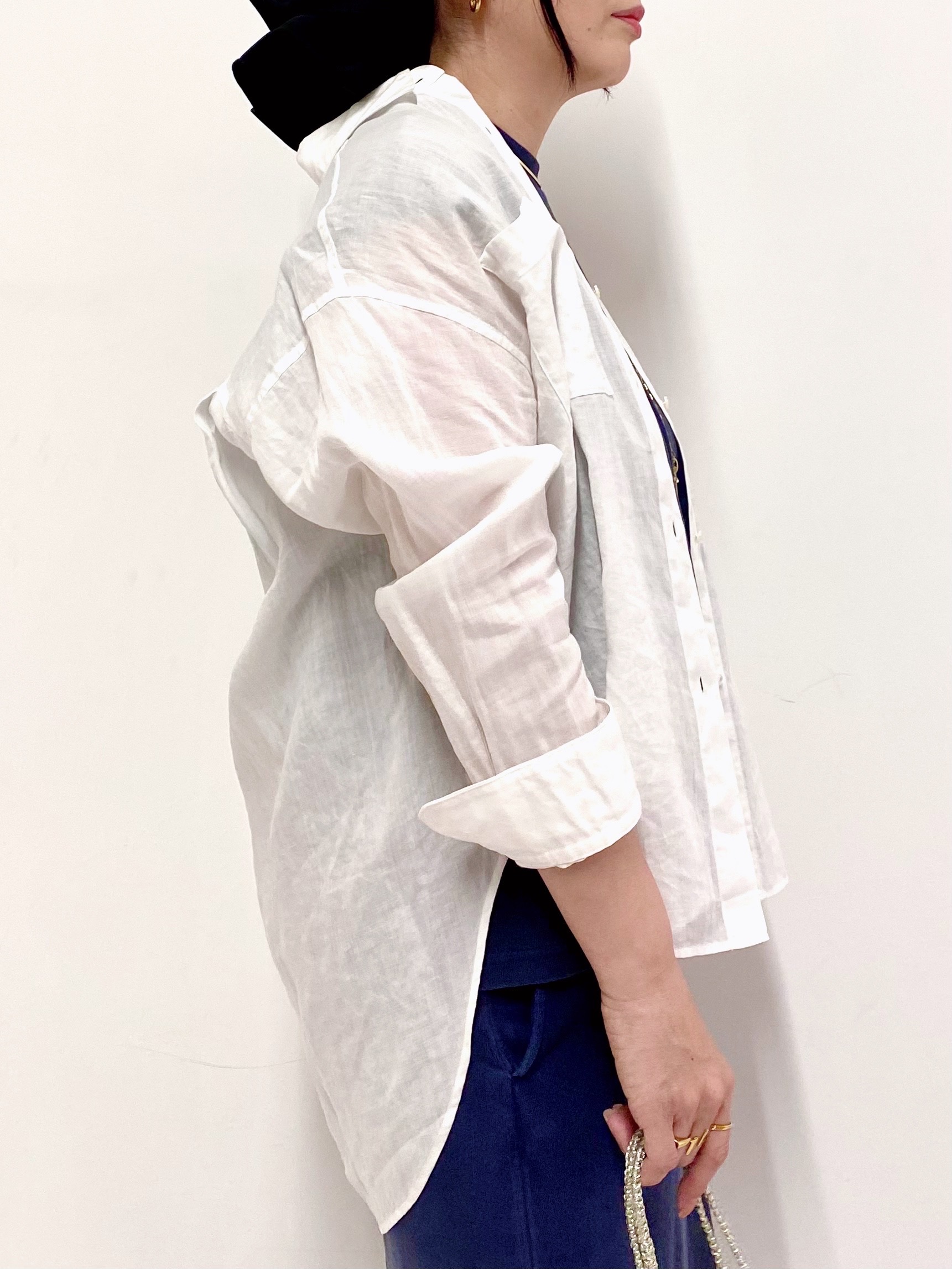 Sawaguchiさんの「DRESSTERIOR｜【人気定番/ウォッシャブル】ガーメントダイラミーシャツ」を使ったコーディネート
