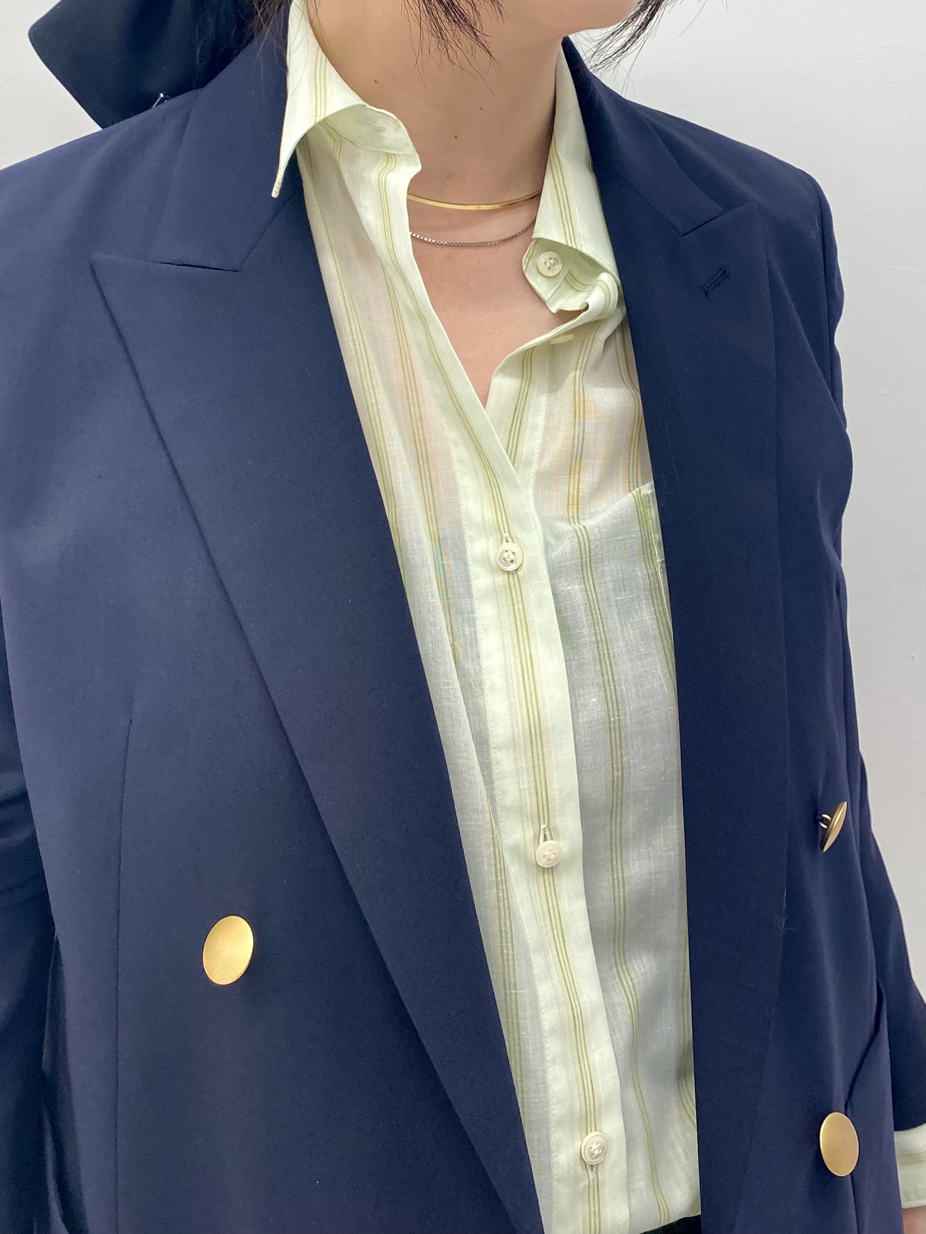 Sawaguchiさんの「DRESSTERIOR｜コンフォート ダブルブレザー」を使ったコーディネート