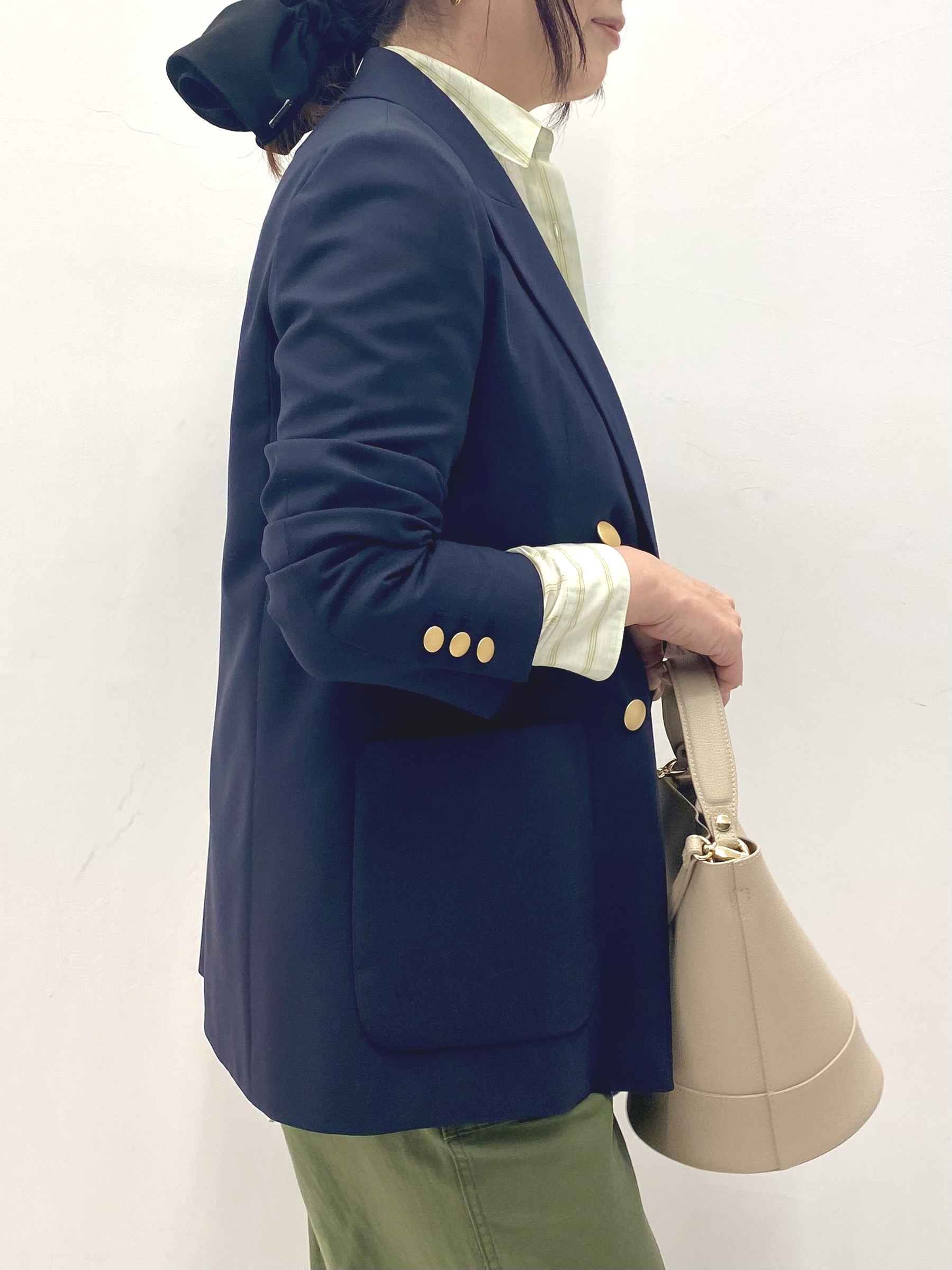 Sawaguchiさんの「DRESSTERIOR｜コンフォート ダブルブレザー」を使ったコーディネート