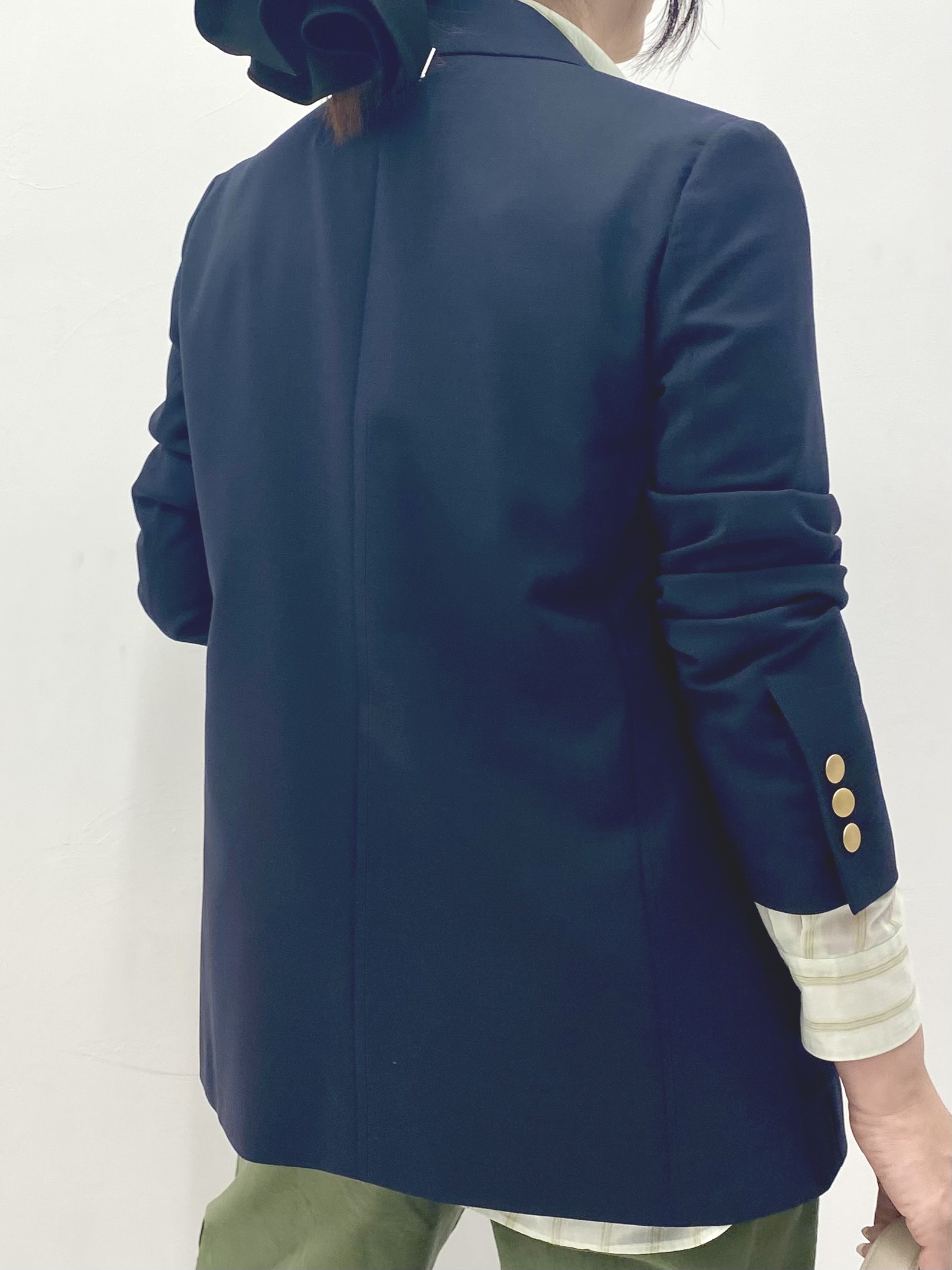Sawaguchiさんの「DRESSTERIOR｜コンフォート ダブルブレザー」を使ったコーディネート