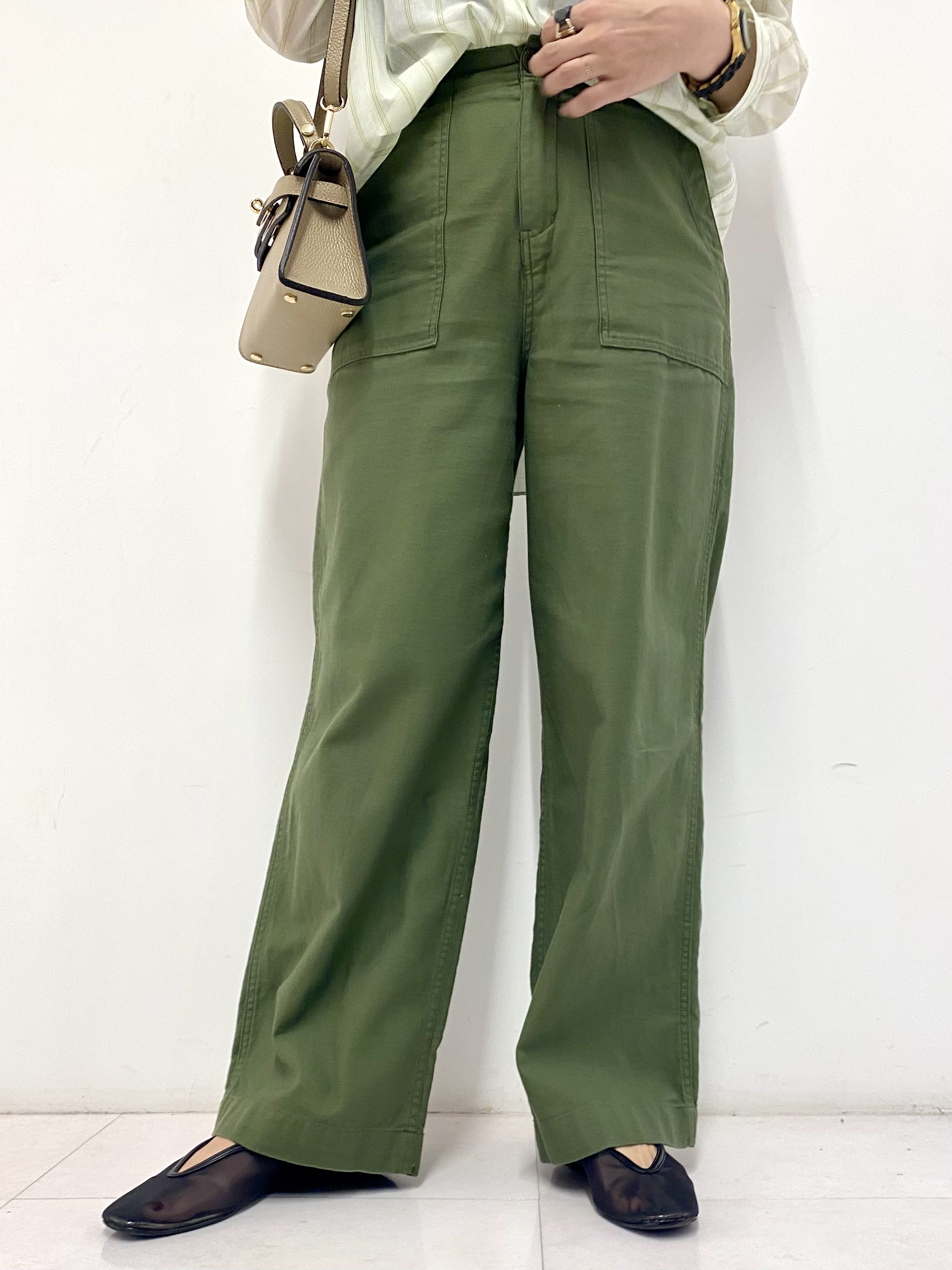 Sawaguchiさんの「DRESSTERIOR｜シアー ストライプシャツ」を使ったコーディネート