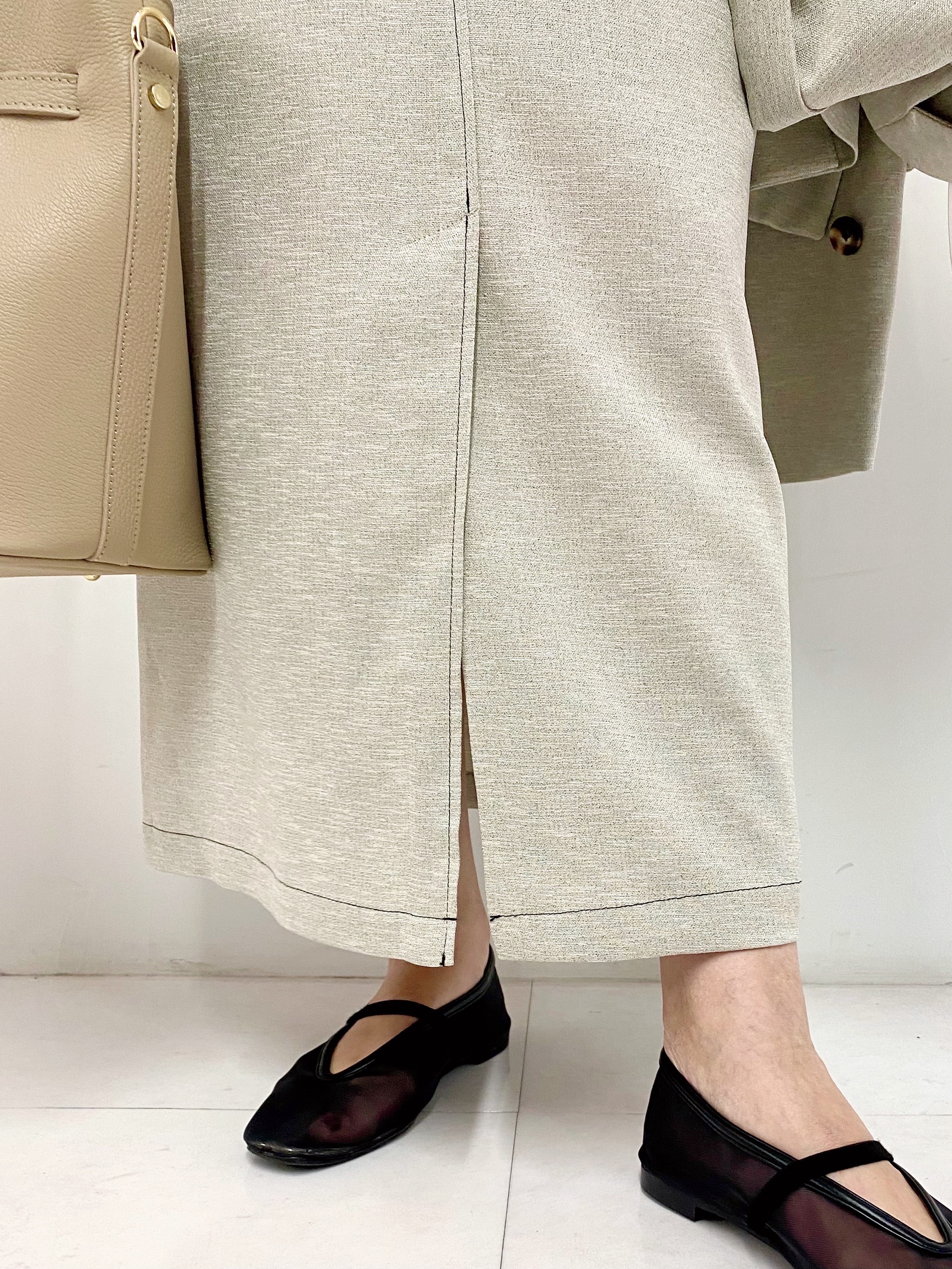 Sawaguchiさんの「DRESSTERIOR｜【セットアップ可/UVカット/接触冷感/吸水速乾】ウォッシャブル Iラインワンピース」を使ったコーディネート