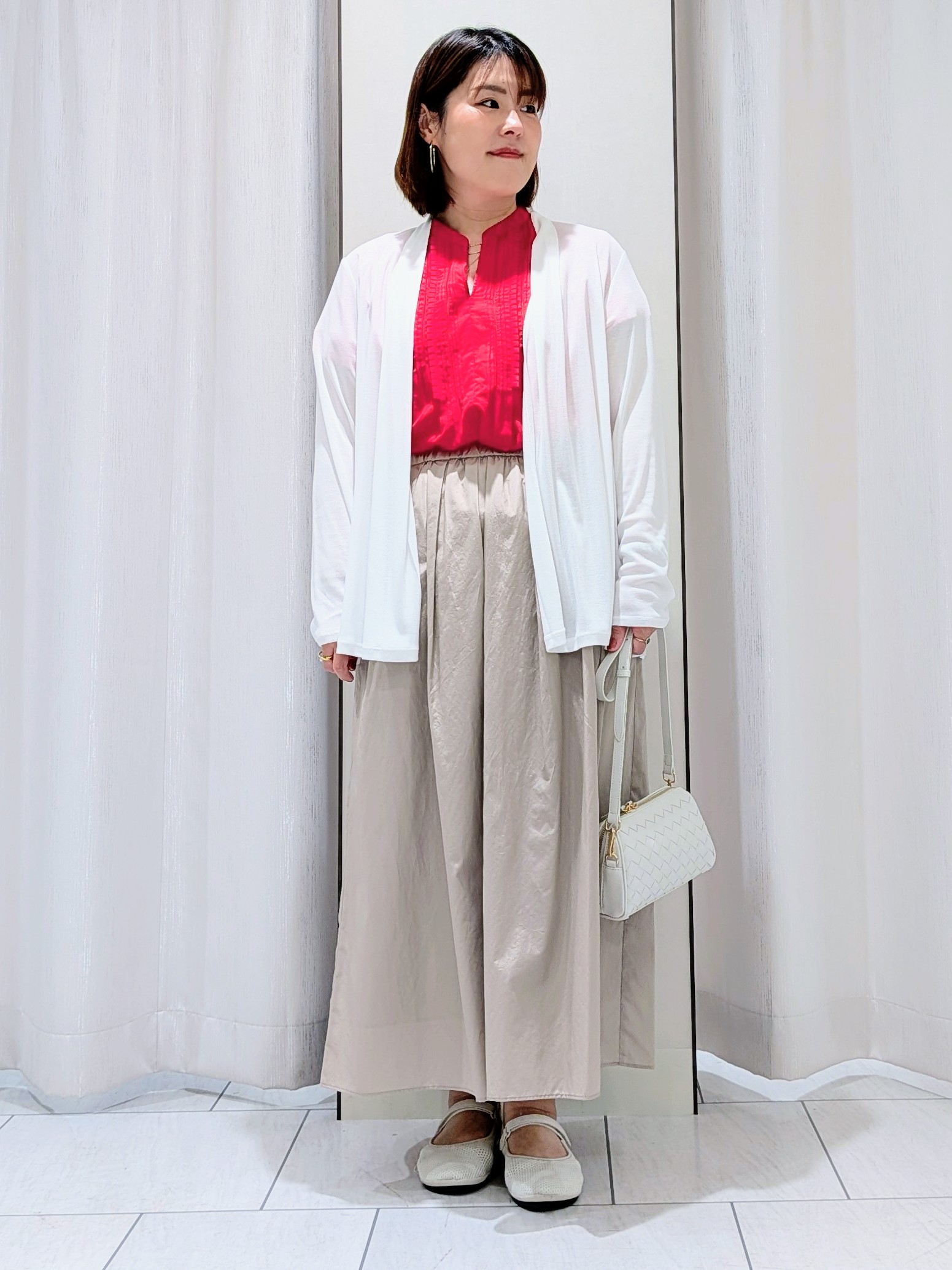 Onumaさんの「UNTITLED｜【接触冷感/UVカット/遮熱機能】フライスジャージカーディガン」を使ったコーディネート