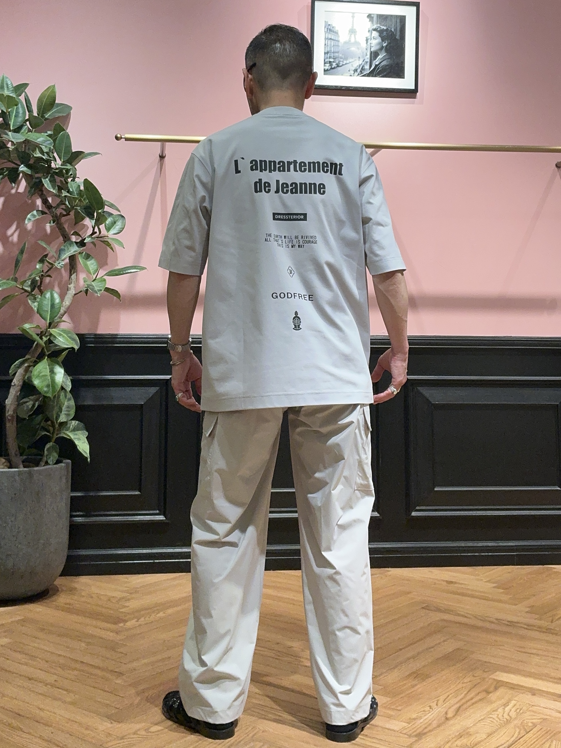torigoeさんの「DRESSTERIOR｜【接触冷感/UVカット/抗菌防臭/しわ防止】クールデオドラント ジャージシャツ」を使ったコーディネート