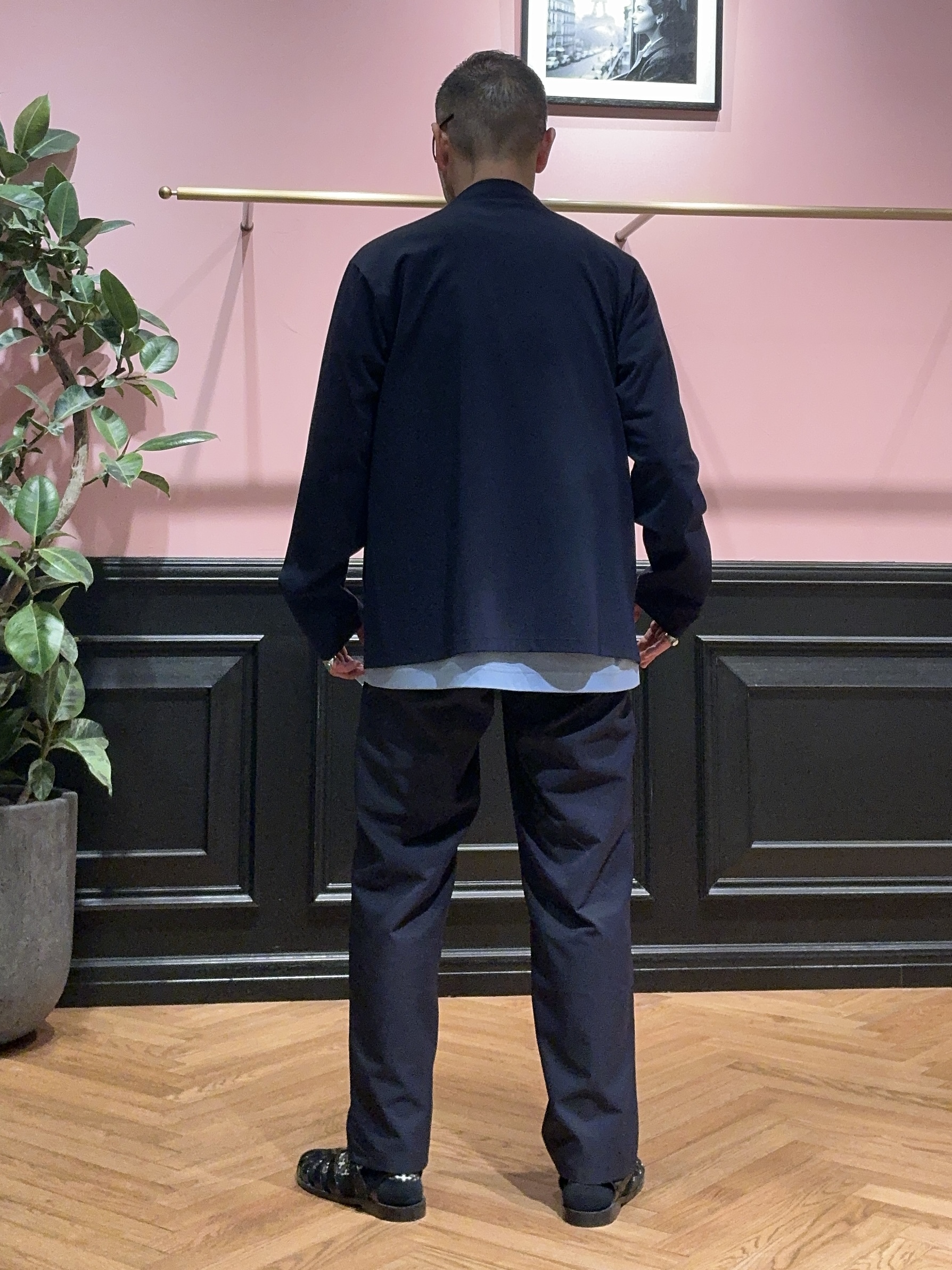 torigoeさんの「DRESSTERIOR｜【接触冷感/UVカット/抗菌防臭/しわ防止】クールデオドラント ジャージシャツ」を使ったコーディネート