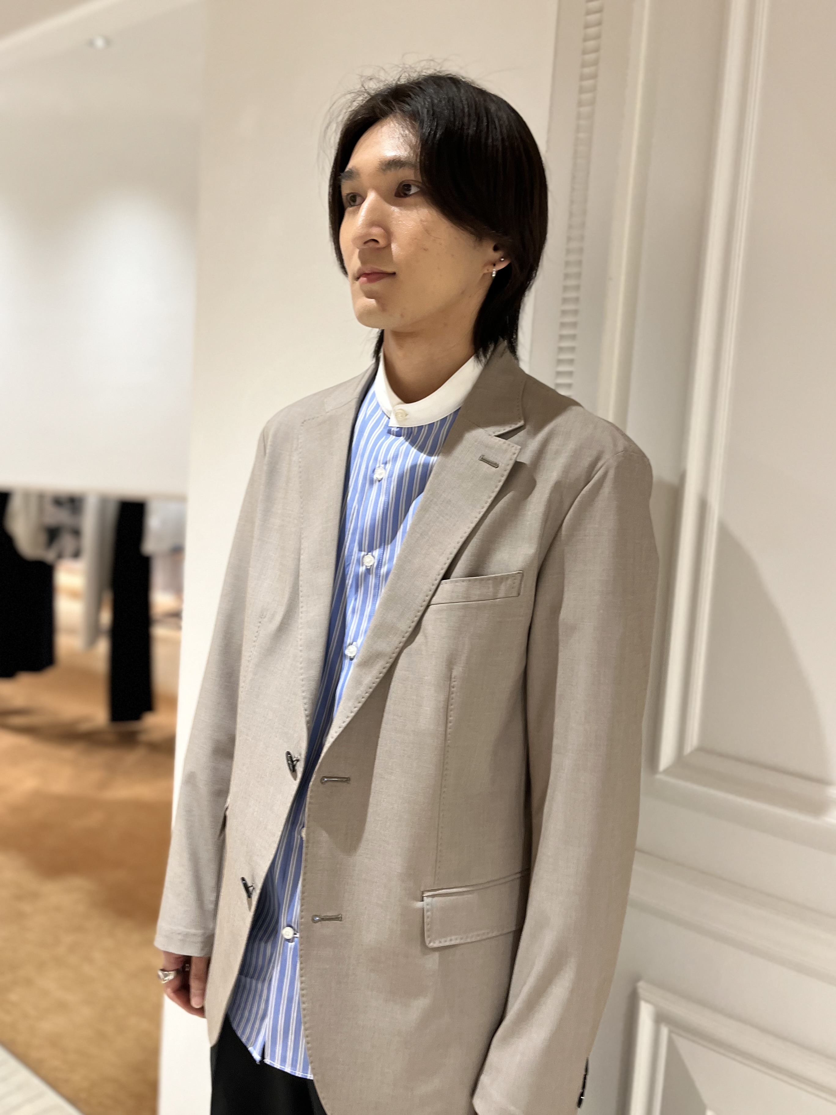 Watanabeさんの「DRESSTERIOR｜【セットアップ可/MonoMax4月号掲載/Safari5月号掲載】CARREMAN ストレッチジャ」を使ったコーディネート
