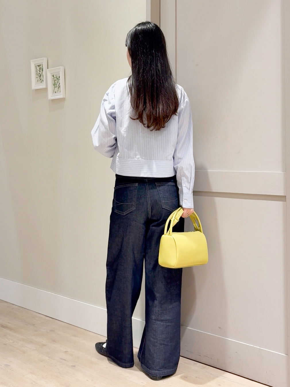 Mayuさんの「grove｜【貴島明日香さん着用／イージーケア／接触冷感】麻混クロップドシャツ」を使ったコーディネート