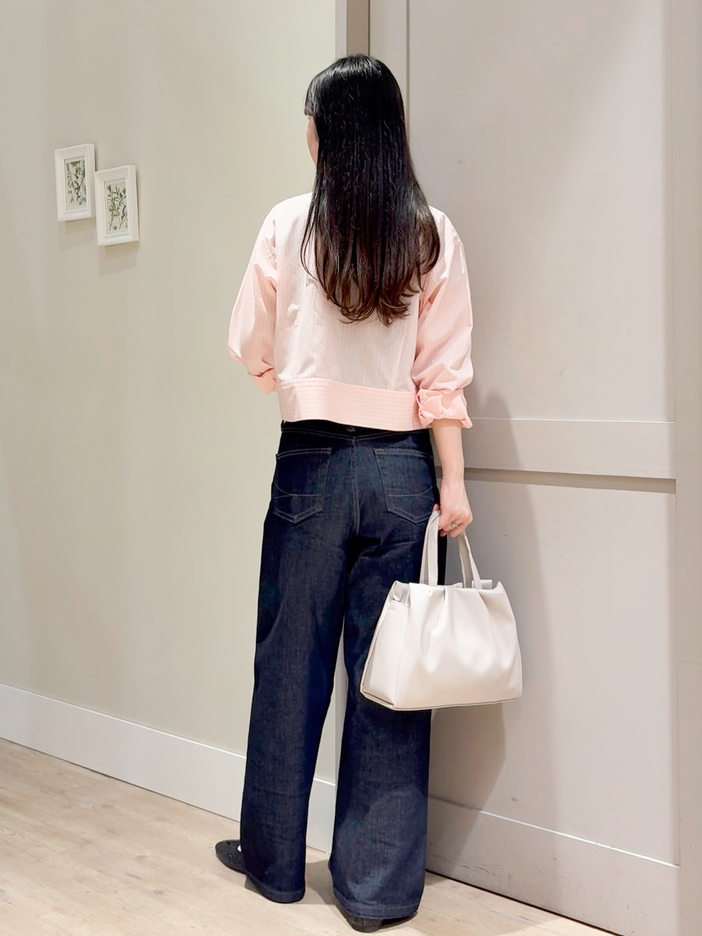 Mayuさんの「grove｜【貴島明日香さん着用／イージーケア／接触冷感】麻混クロップドシャツ」を使ったコーディネート