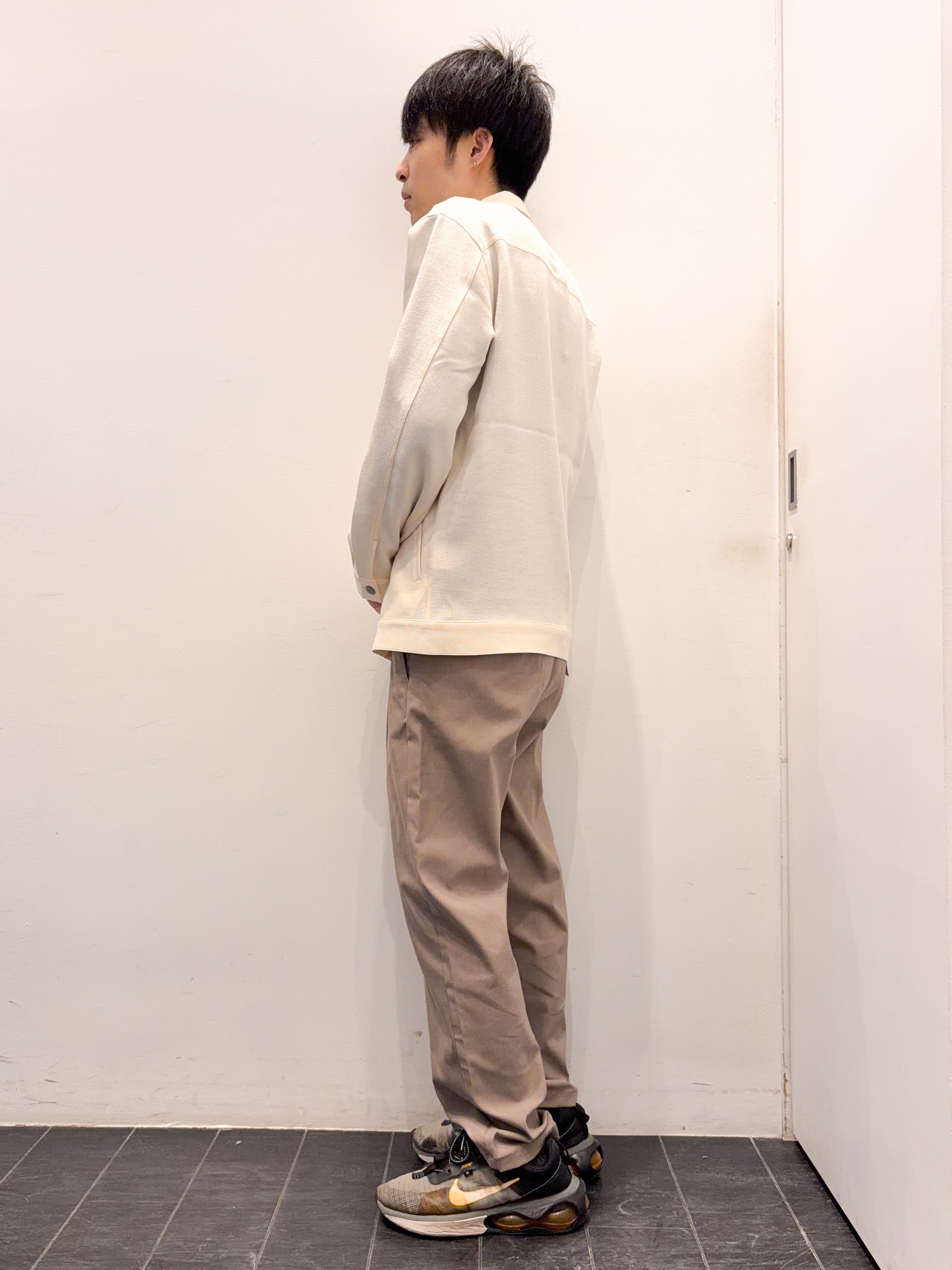 ちびちゃんさんの「THE SHOP TK｜パナマメッシュ シャツブルゾン 洗濯機OK／セットアップ可」を使ったコーディネート