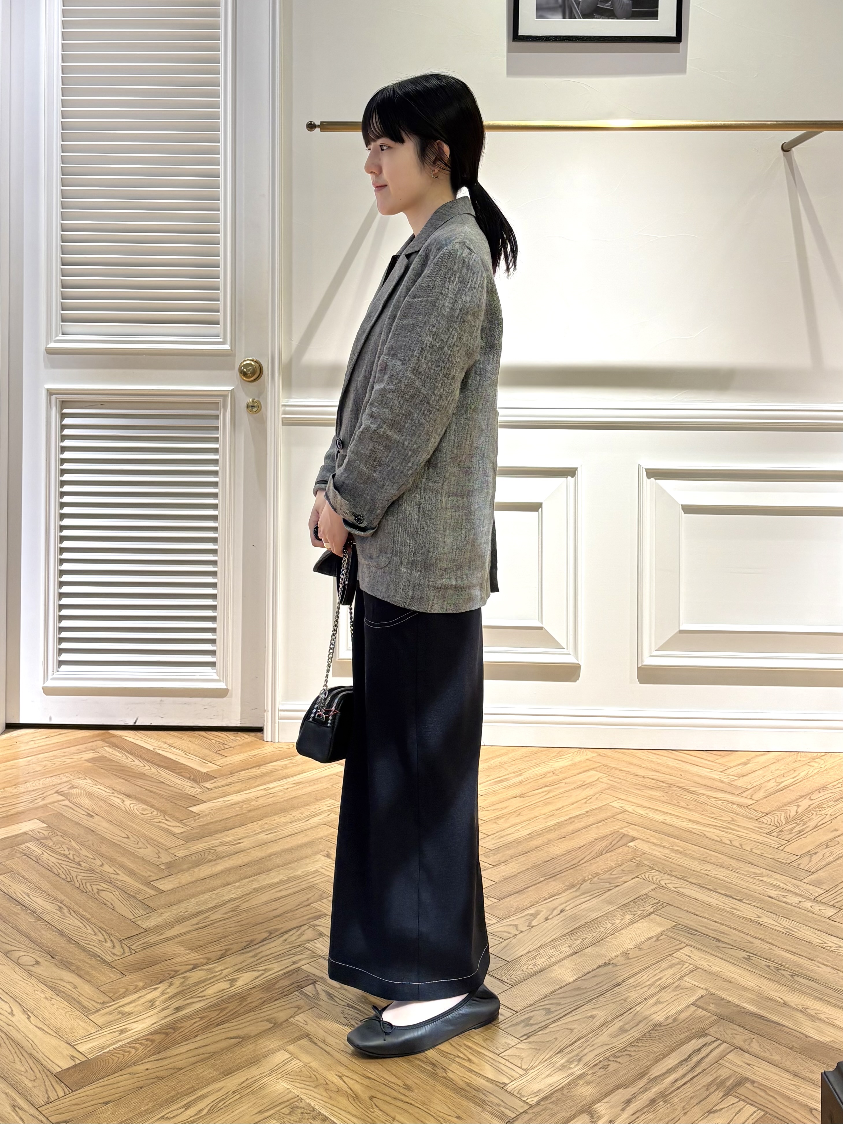 cocoさんの「DRESSTERIOR｜【セットアップ可/UVカット/接触冷感/吸水速乾】ウォッシャブル Iラインワンピース」を使ったコーディネート