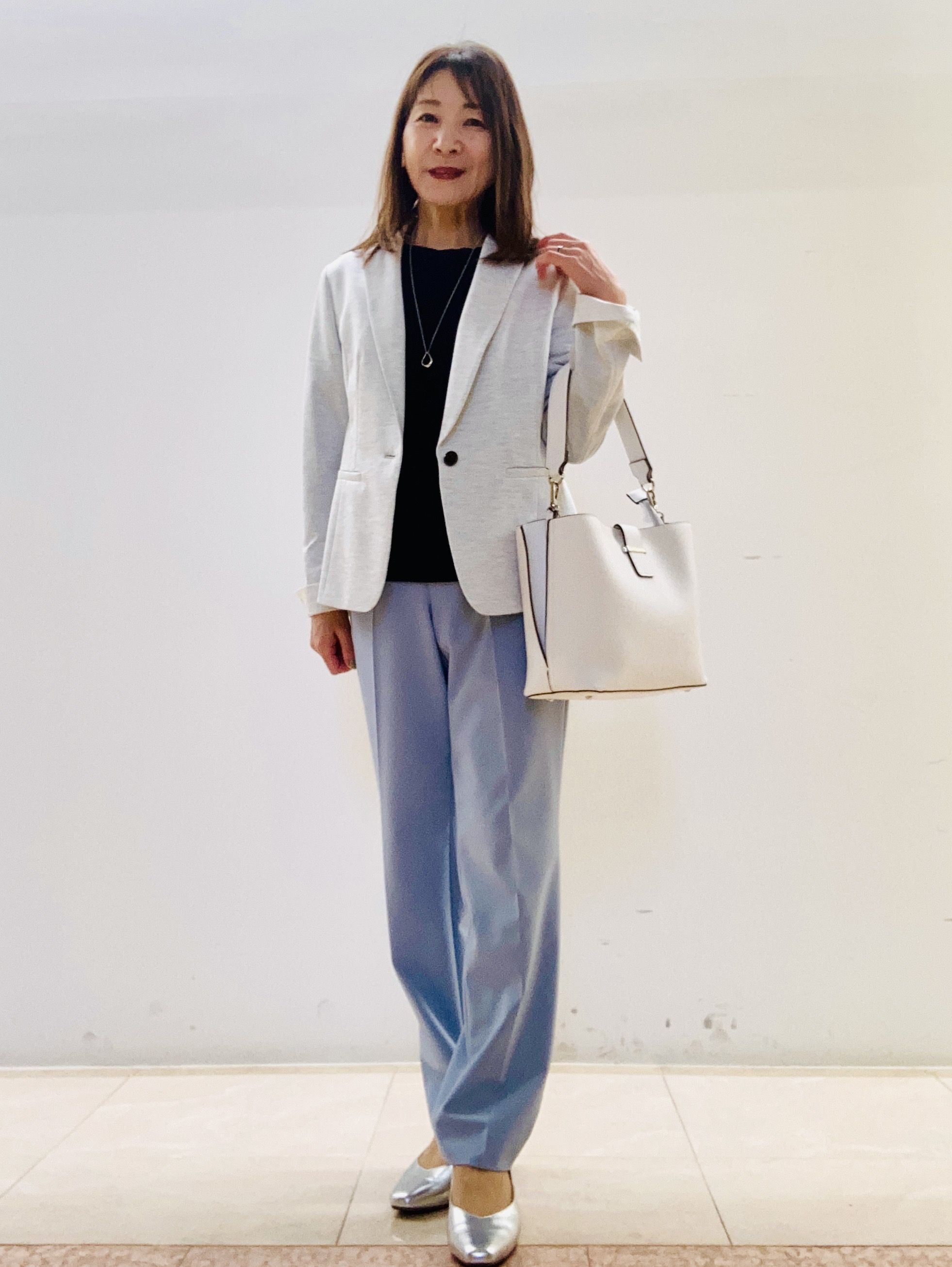 kurodaさんの「Reflect｜【SS-4Lサイズ／UVカット／接触冷感】匠ジャケット／ベーシックテーラード」を使ったコーディネート