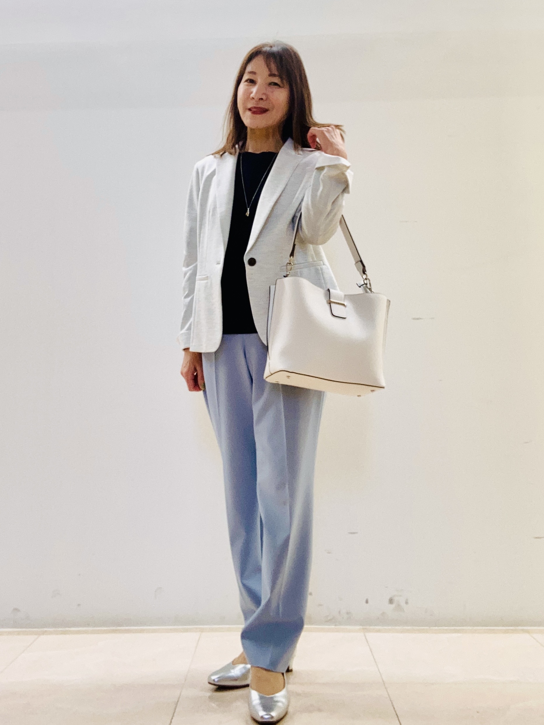 kurodaさんの「Reflect｜【SS-4Lサイズ／UVカット／接触冷感】匠ジャケット／ベーシックテーラード」を使ったコーディネート