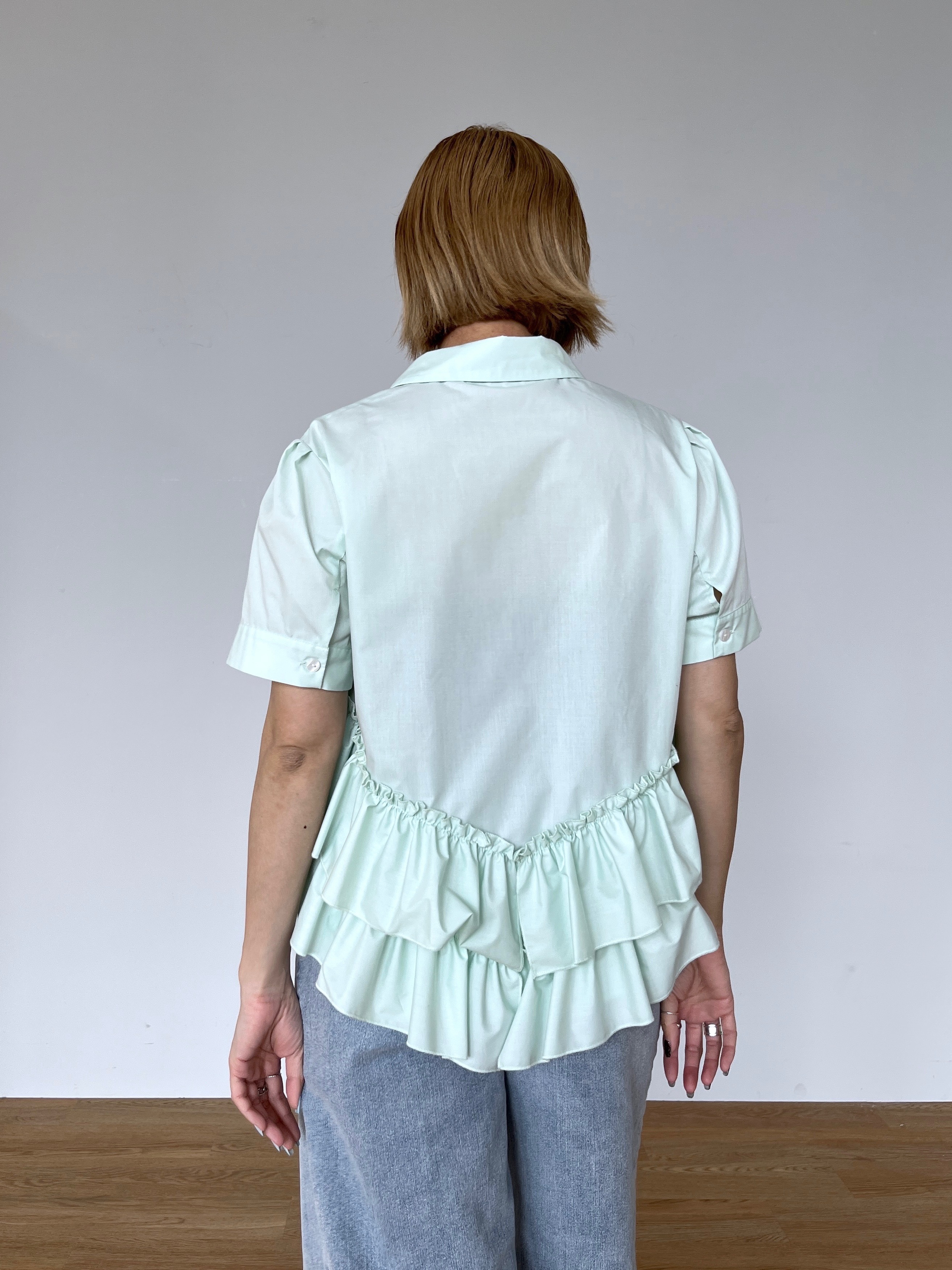 Harukaさんの「INDIVI｜ティアードフリルヘムシャツ」を使ったコーディネート