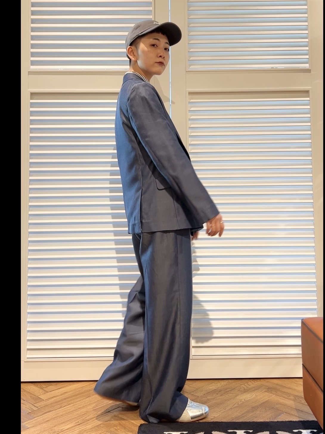 OCHIAIさんの「DRESSTERIOR｜【otonaMUSE5月号掲載/セットアップ可】テンセルデニムダブルジャケット」を使ったコーディネート