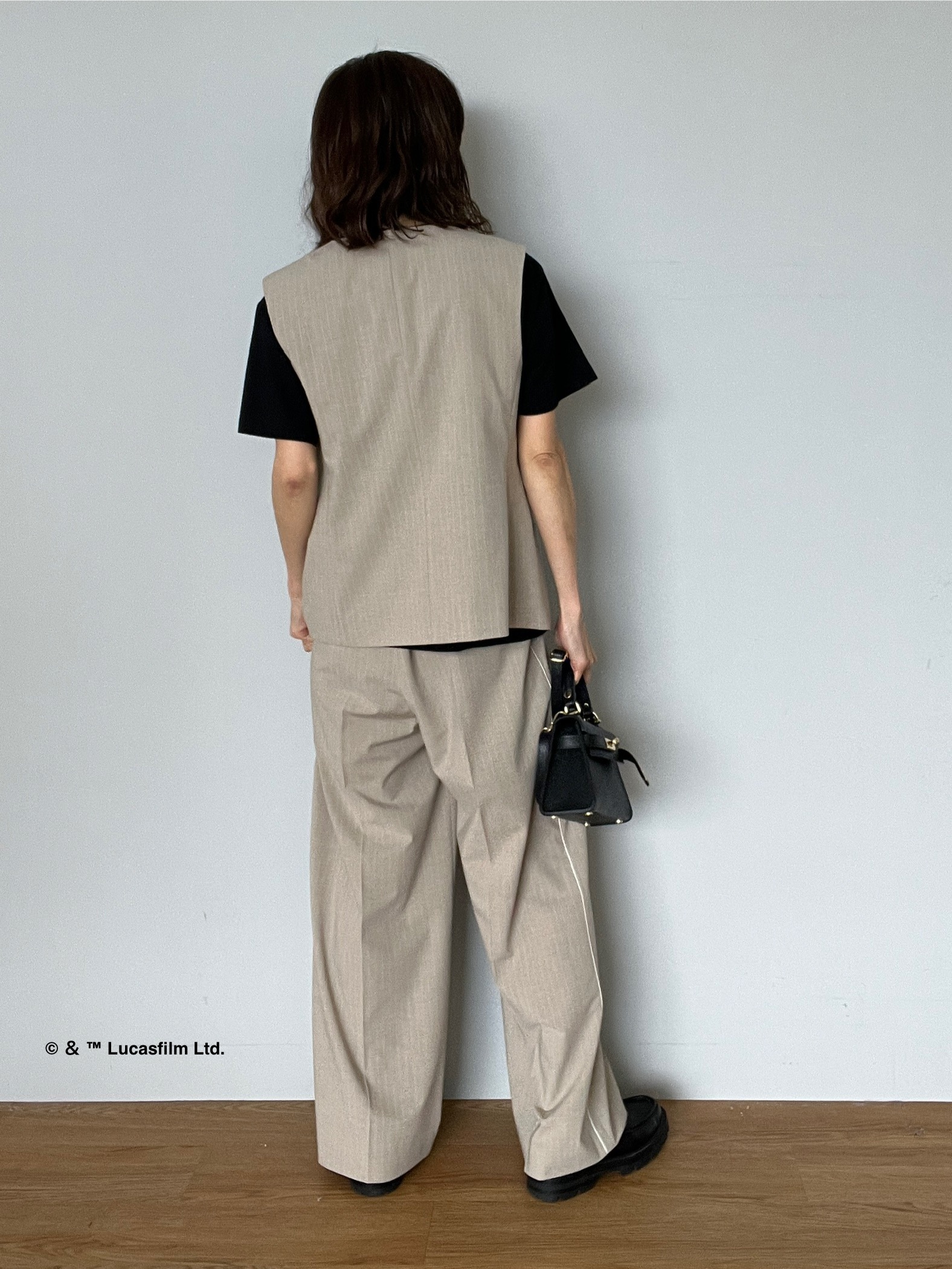 misaさんの「DRESSTERIOR｜【接触冷感】STAR WARS カプセルグローグTシャツ」を使ったコーディネート