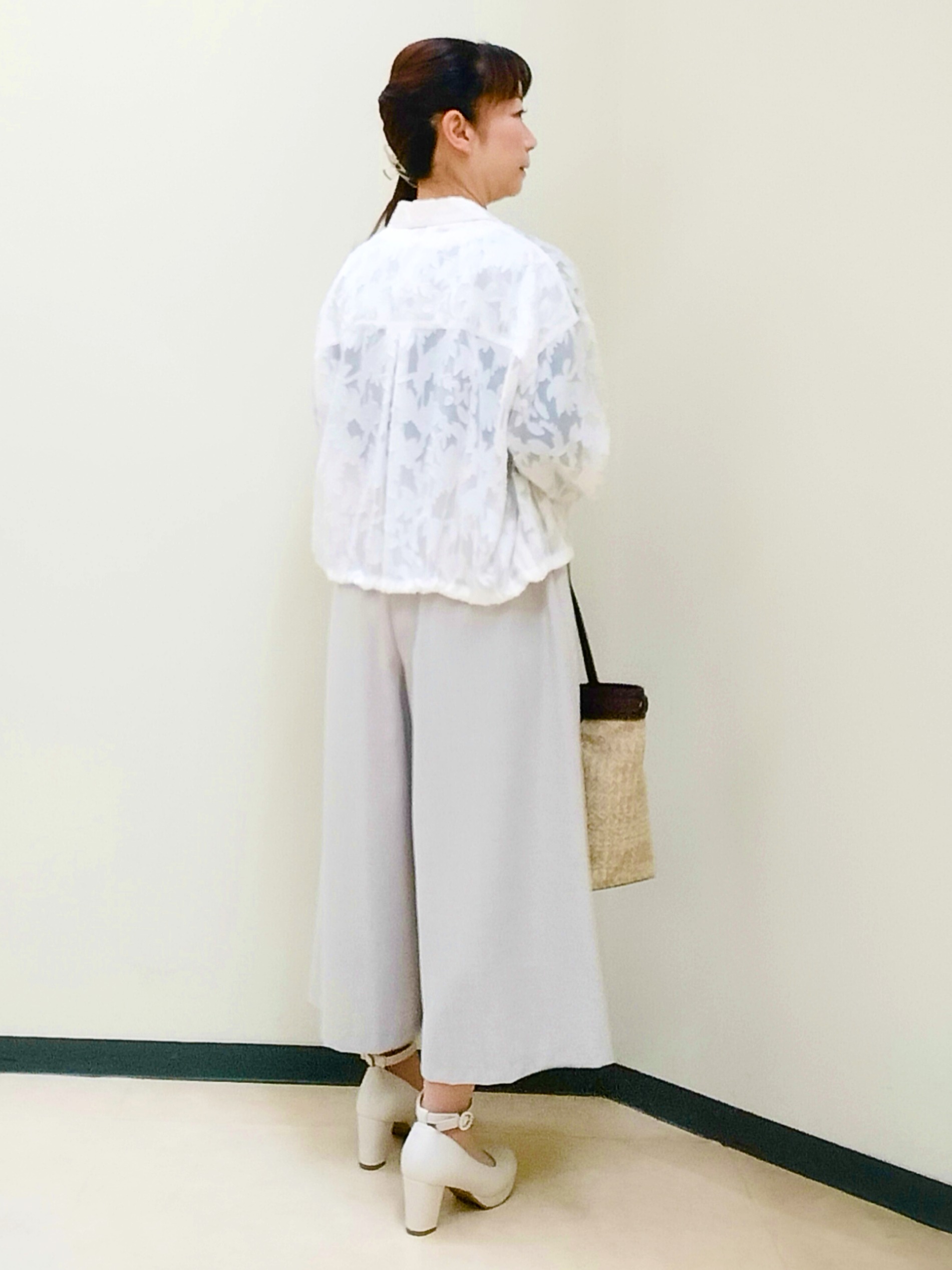花さんの「Reflect｜【アンサンブル可】バイカラーカーディガン」を使ったコーディネート