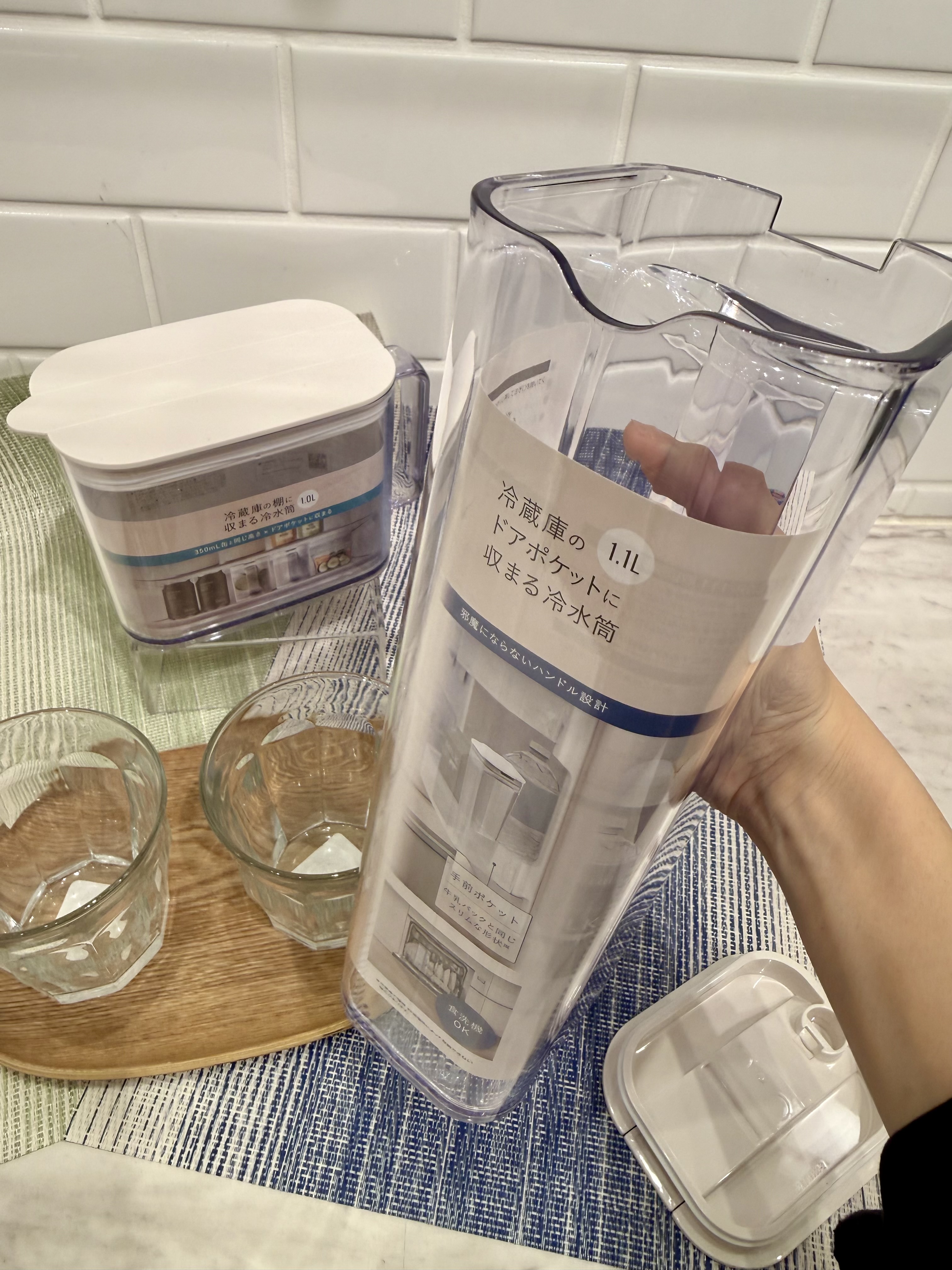 きのこさんの「212 KITCHEN STORE｜棚に収まる冷水筒 1.0L WH」を使ったコーディネート