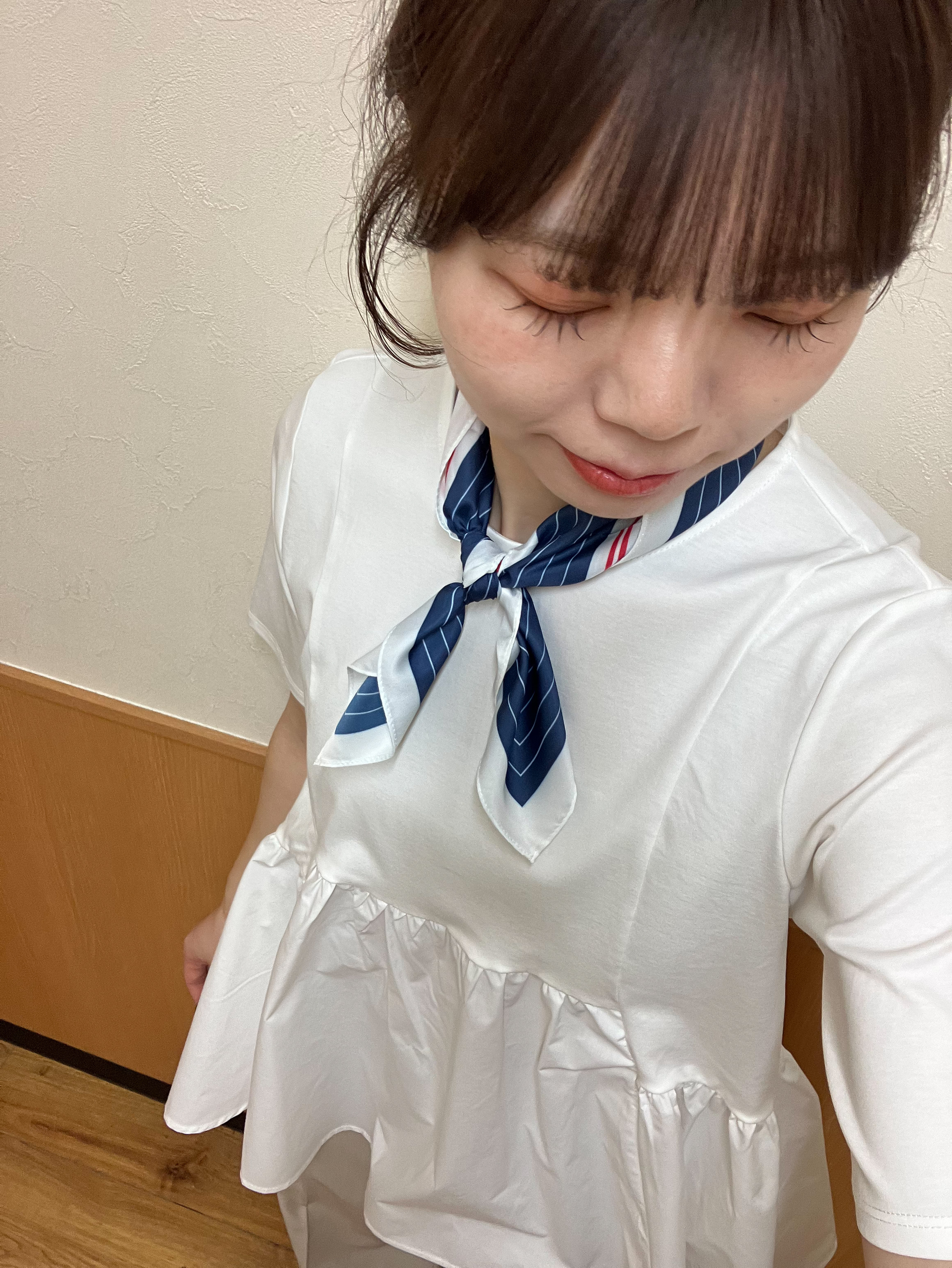 MAYUKIさんの「index｜ペプラムドッキングカットソー【洗濯機OK】」を使ったコーディネート