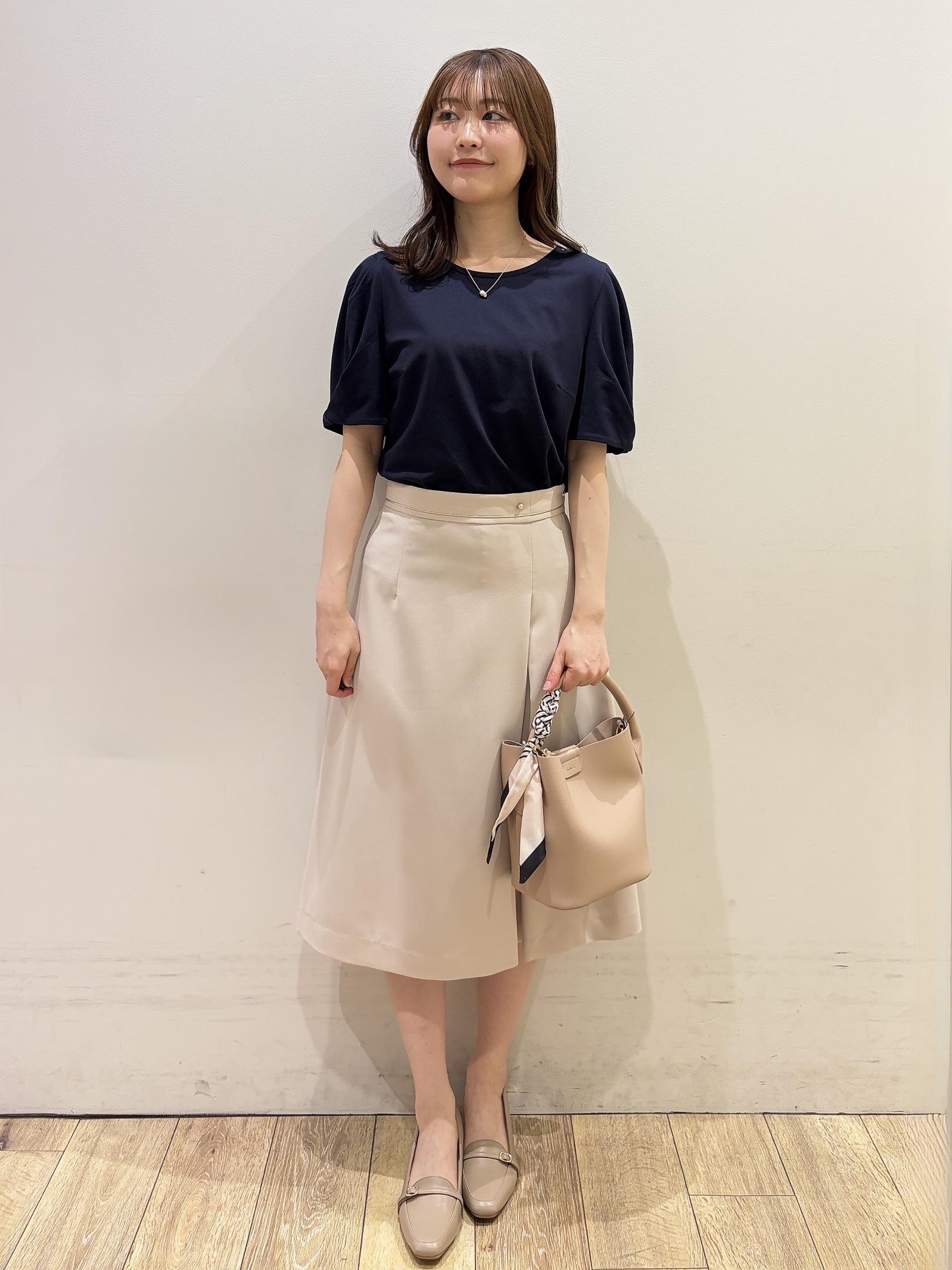 MOMOさんの「index｜【接触冷感／吸水速乾】ノーカラージャケット／セットアップ対応可《洗える／防シワ／ストレッチ》」を使ったコーディネート