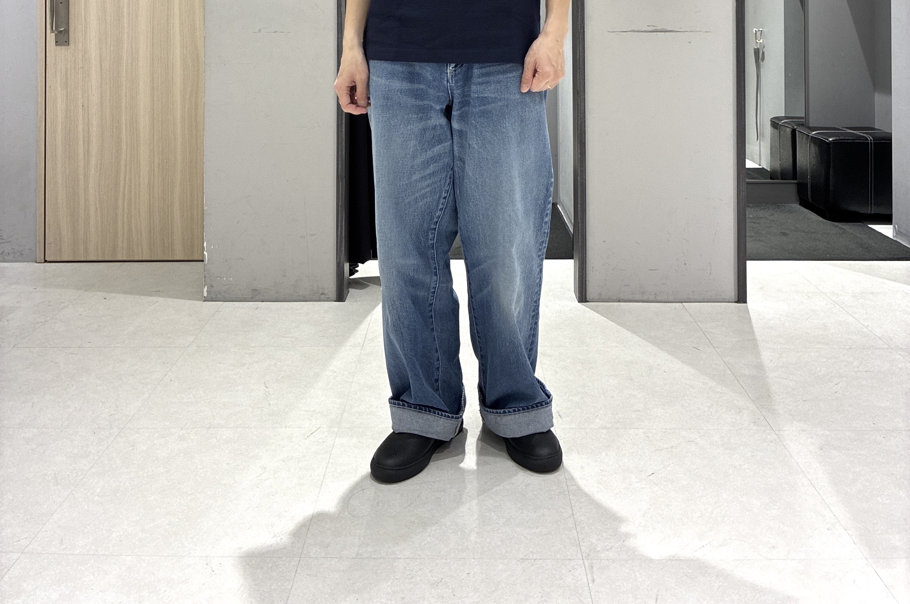 わいずみさんの「TAKEO KIKUCHI｜【抗菌防臭】ステイフレッシュ ポロシャツ」を使ったコーディネート