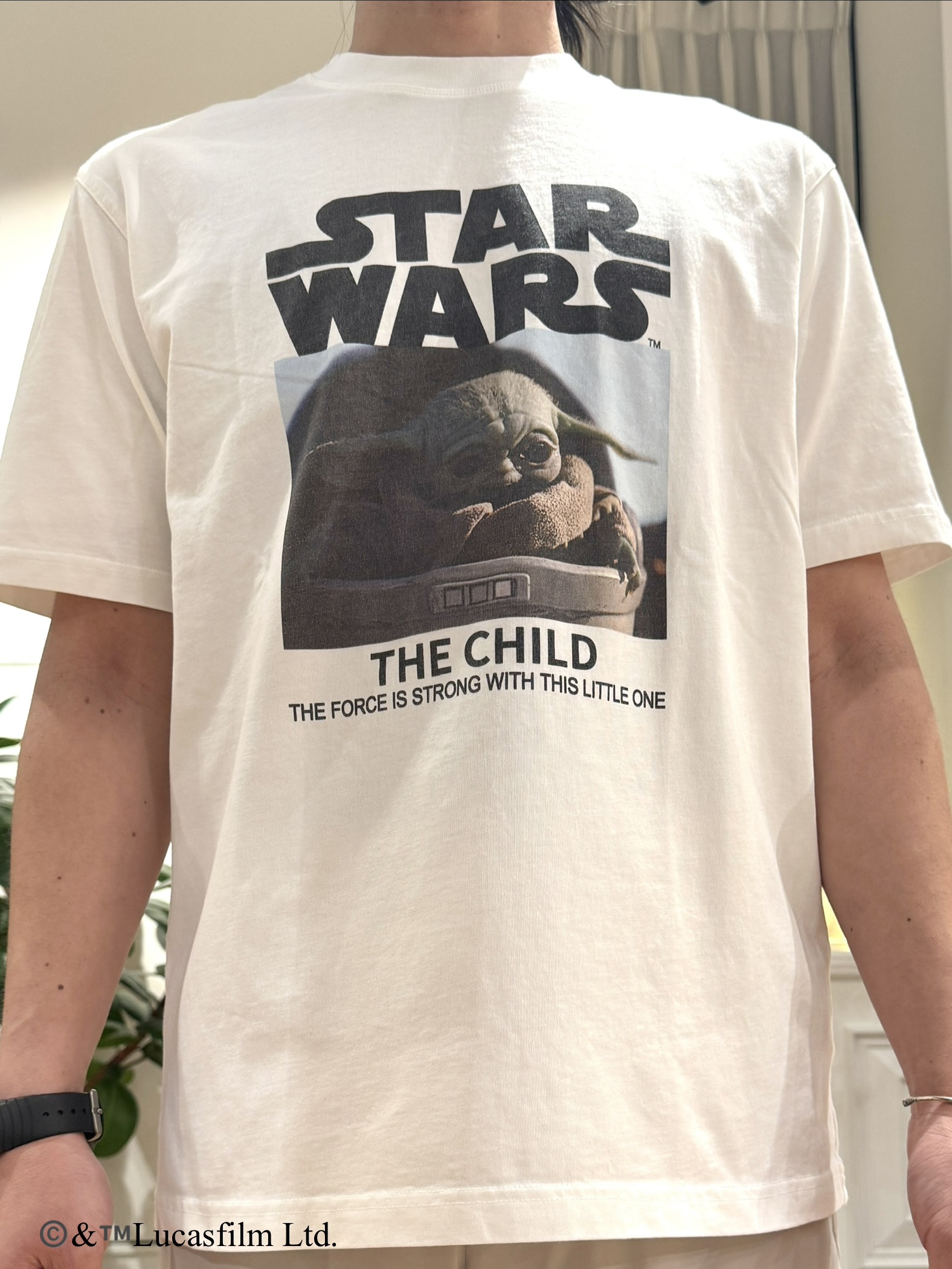 kawarataniさんの「DRESSTERIOR｜【接触冷感】STAR WARS カプセルグローグTシャツ」を使ったコーディネート