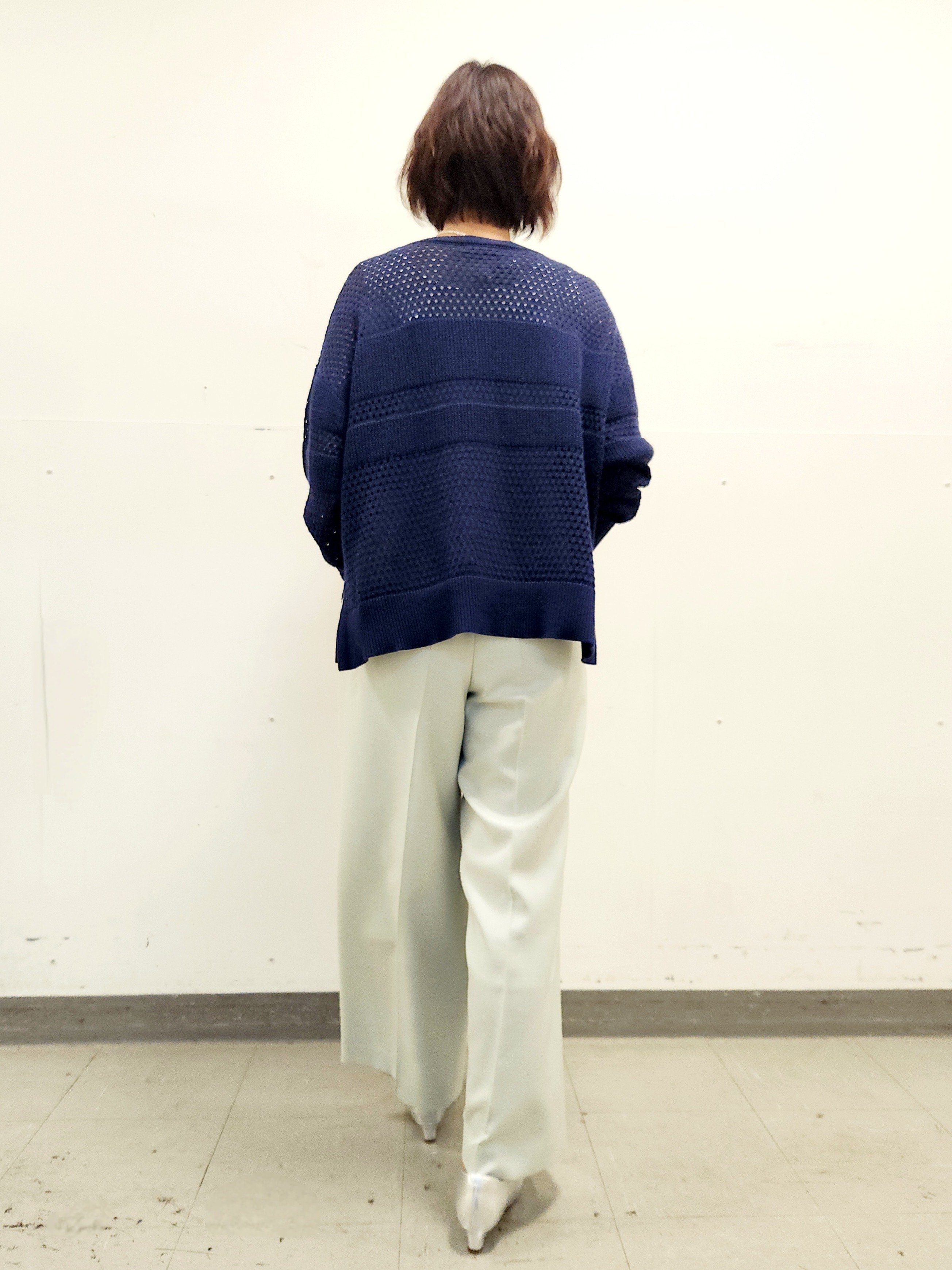 mayumayuさんの「Reflect｜【レイヤードにおすすめ◎】メッシュ風ドライタッチニット」を使ったコーディネート