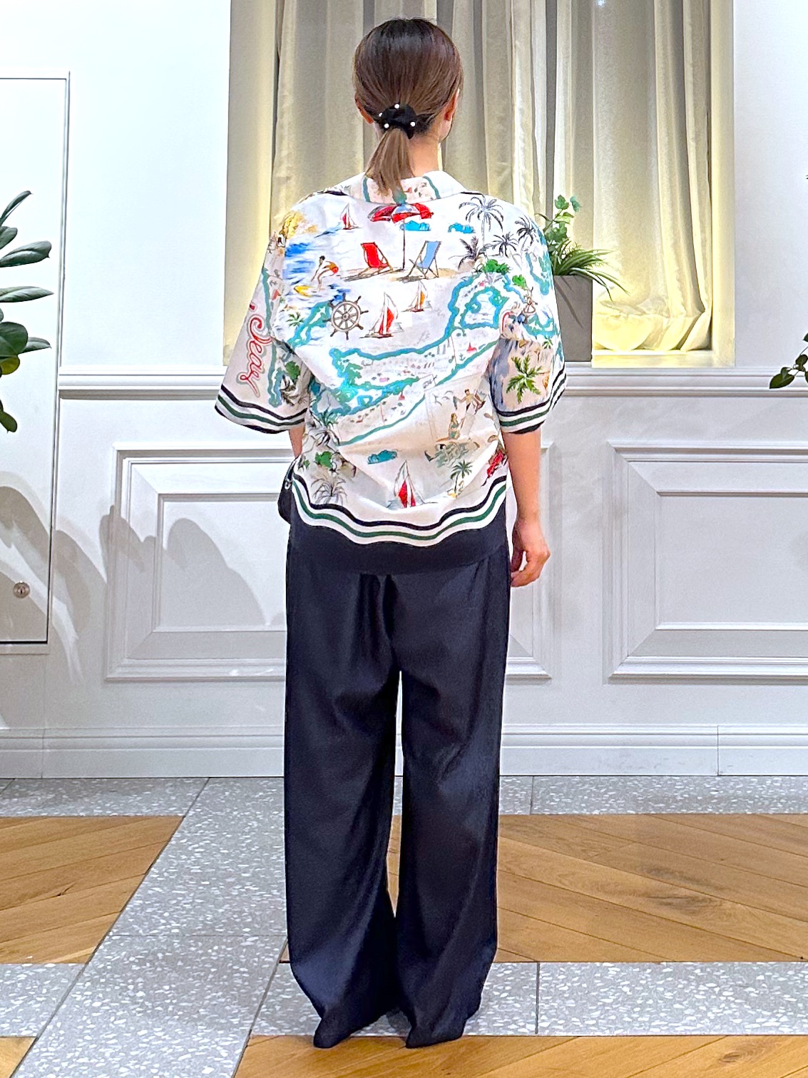 なべこさんの「DRESSTERIOR｜muller of yoshiokubo（ミュラーオブヨシオクボ）ブラウス」を使ったコーディネート