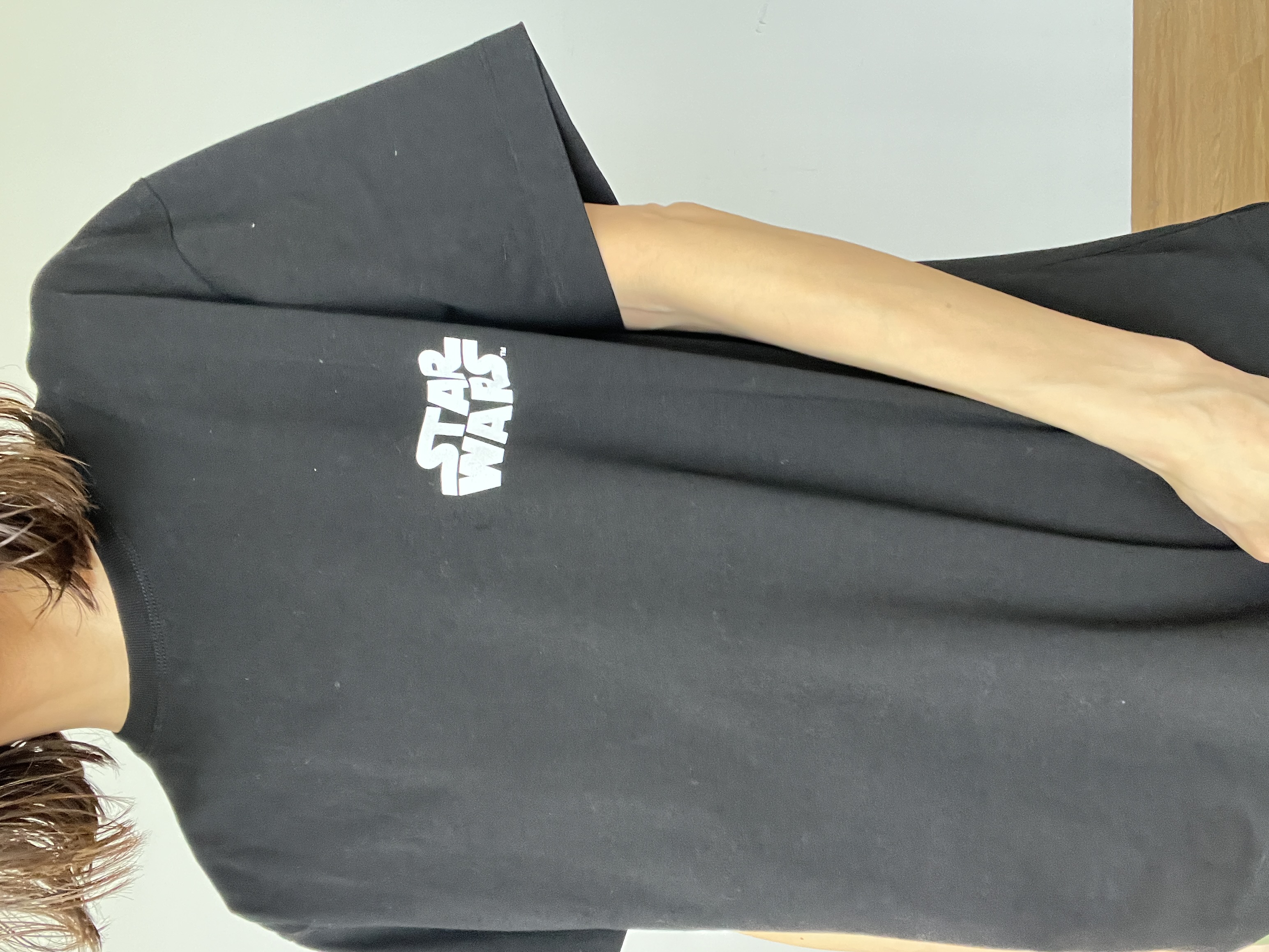 misaさんの「DRESSTERIOR｜【接触冷感】STAR WARS カートゥーンTシャツ」を使ったコーディネート
