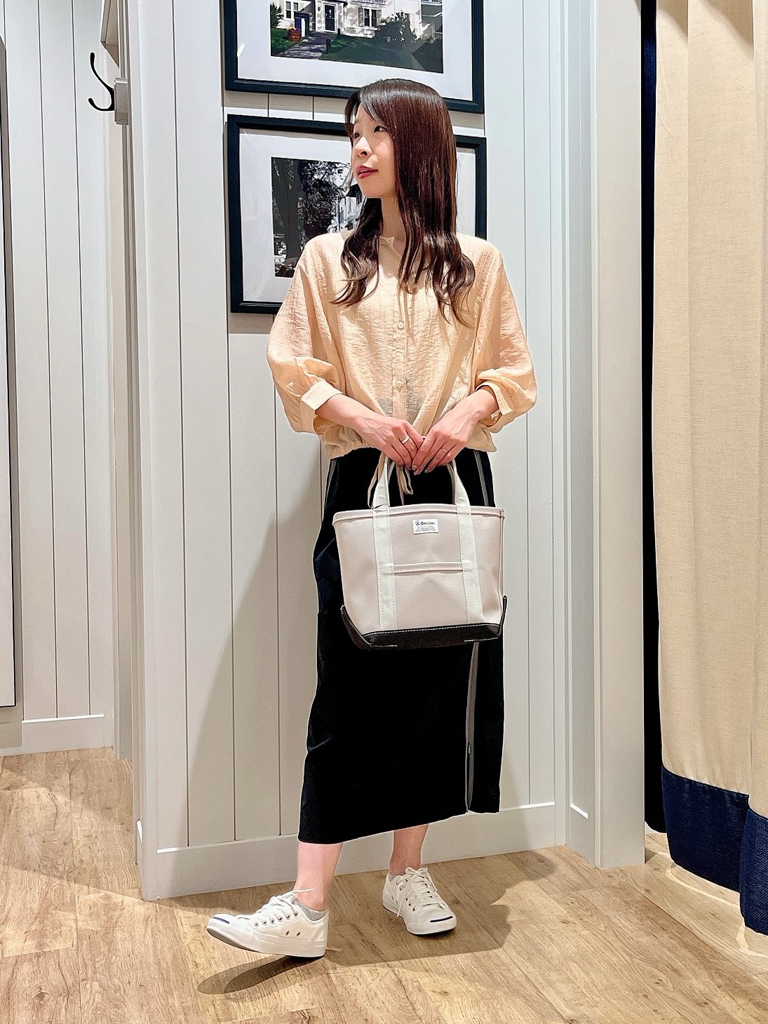 mihoさんの「Dessin｜【洗える】シアードロストブラウス」を使ったコーディネート