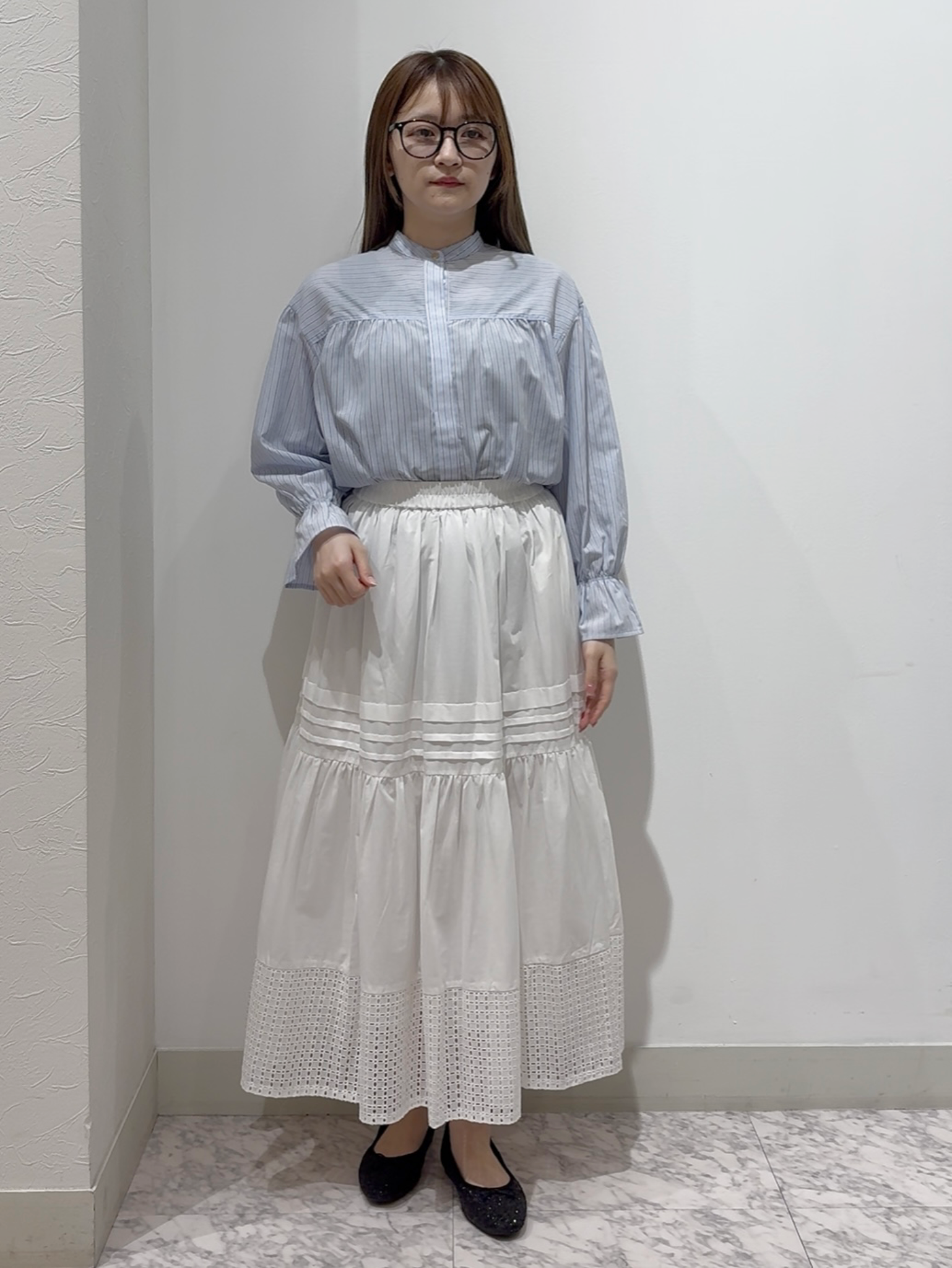 しかっちさんの「grove｜【貴島明日香さん着用】リネンライクカラーレスジャケット」を使ったコーディネート