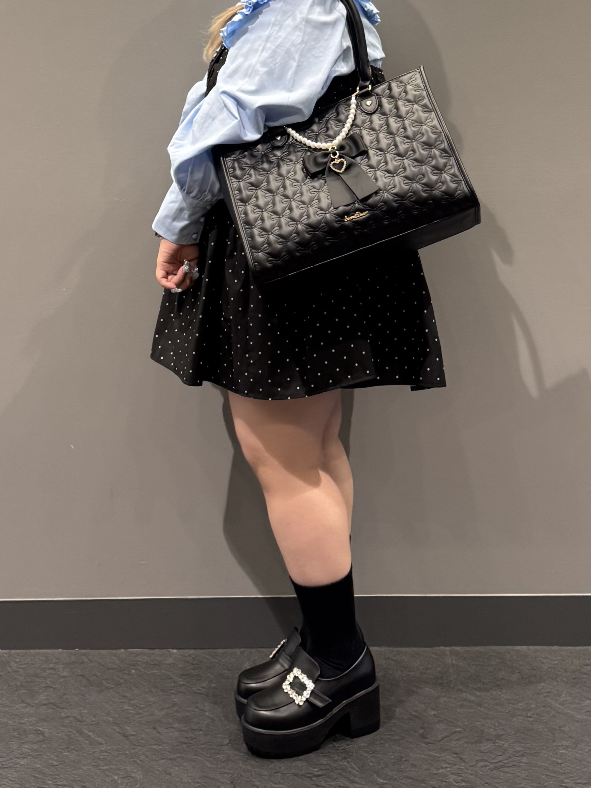 sayakaさんの「ESPERANZA｜リボンキルティングトート」を使ったコーディネート
