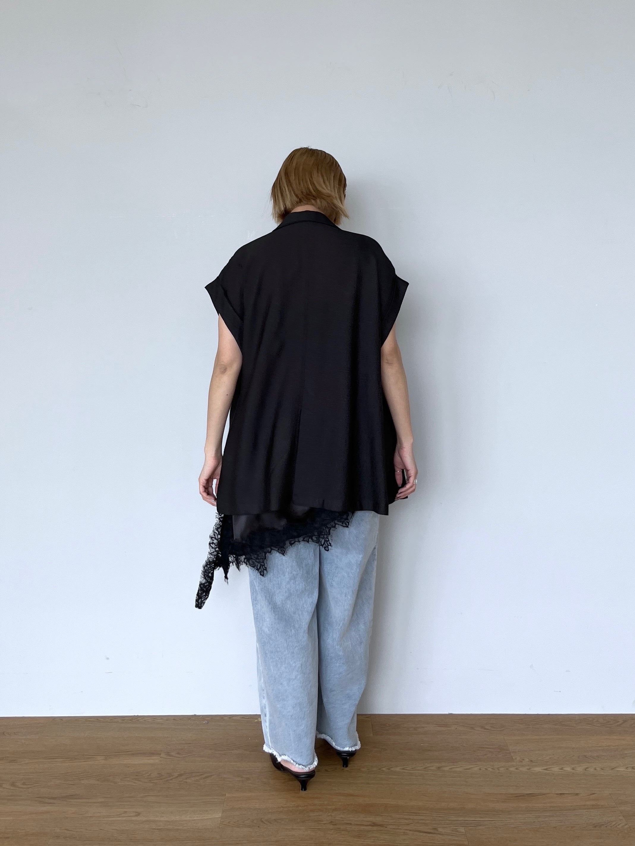 Harukaさんの「INDIVI｜ワッシャーシアーダブルジャケット」を使ったコーディネート