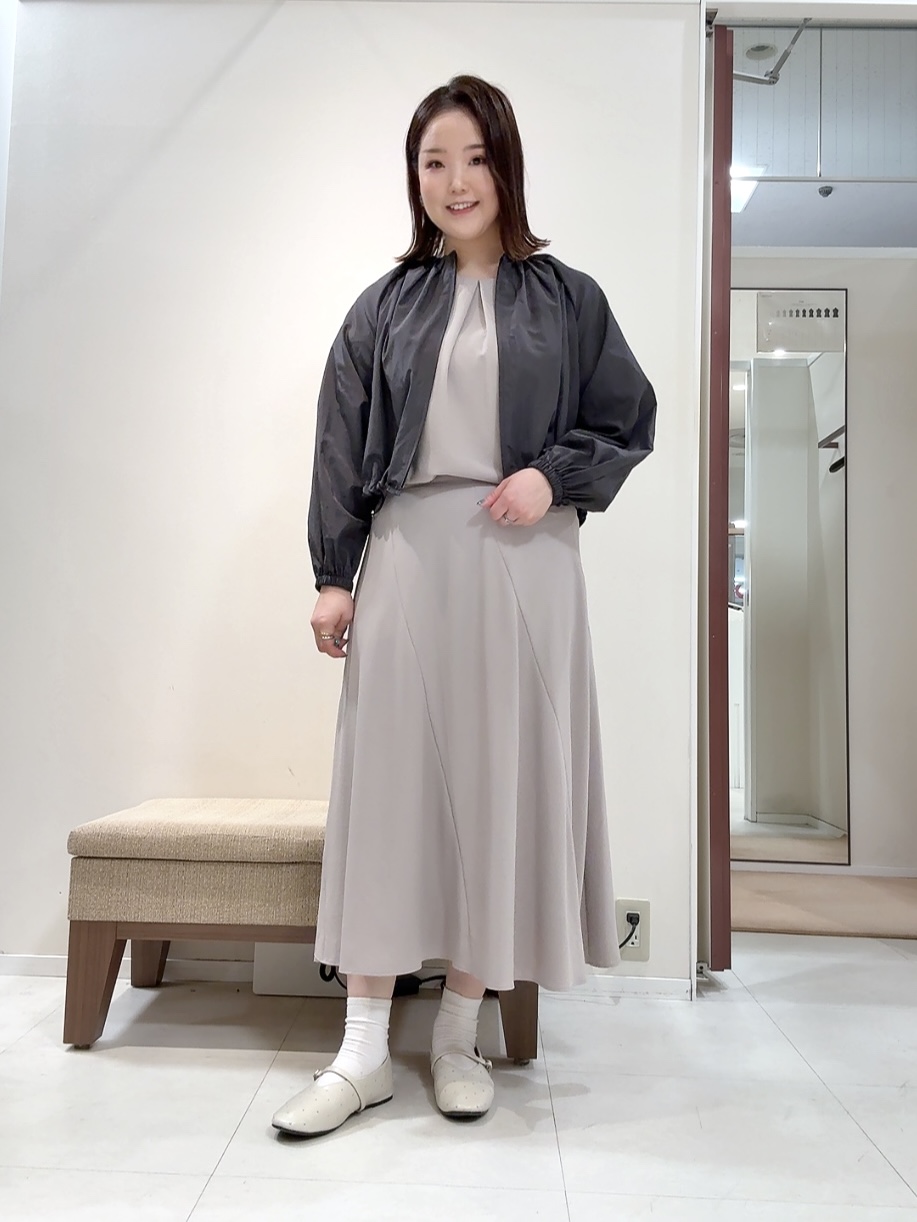 YUIさんの「UNTITLED｜【セットアップ可/はっ水】シャイニータイプライターブルゾン」を使ったコーディネート