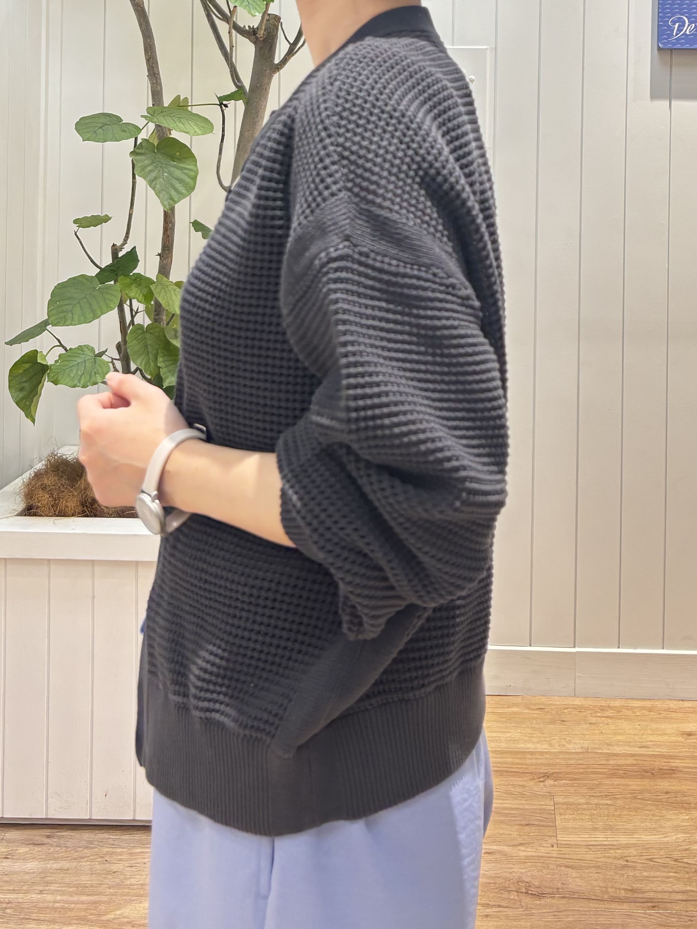 OKADAさんの「Dessin｜【接触冷感/ウエストゴム/洗える】イージーワイドパンツ」を使ったコーディネート