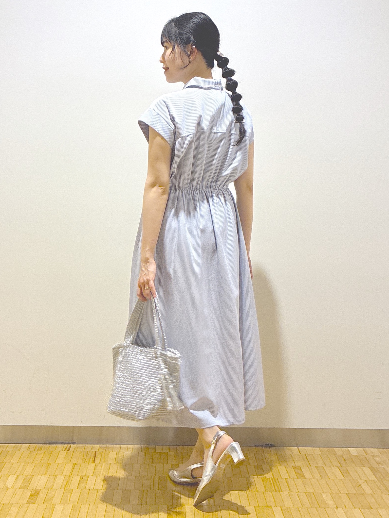  beni_gingerさんの「Reflect｜フレンチスリーブシャツワンピース」を使ったコーディネート
